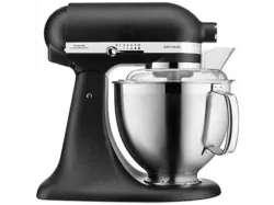 Kitchen Aid 5 KSM 185 PSEBK Artisan Küchenmaschine Gusseisen Schwarz (Rührschüsselkapazität: 4,8 l, 300 Watt)