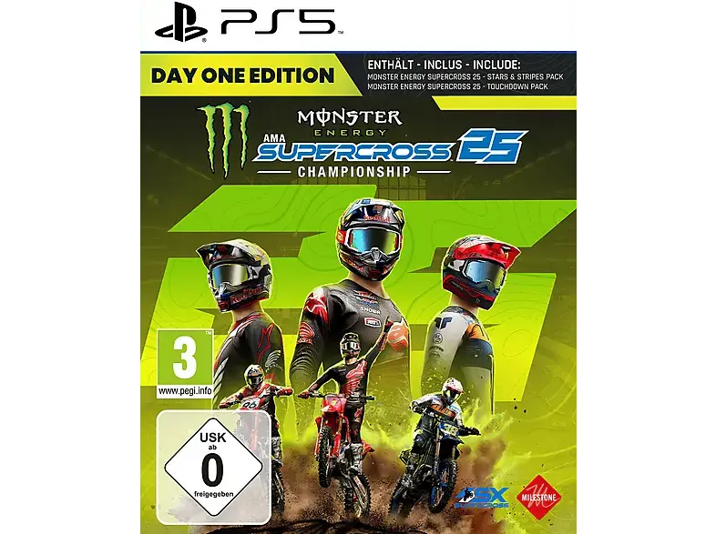 Monster Energy Supercross 25 - The Official Video Game Day One Edition [PlayStation 5]