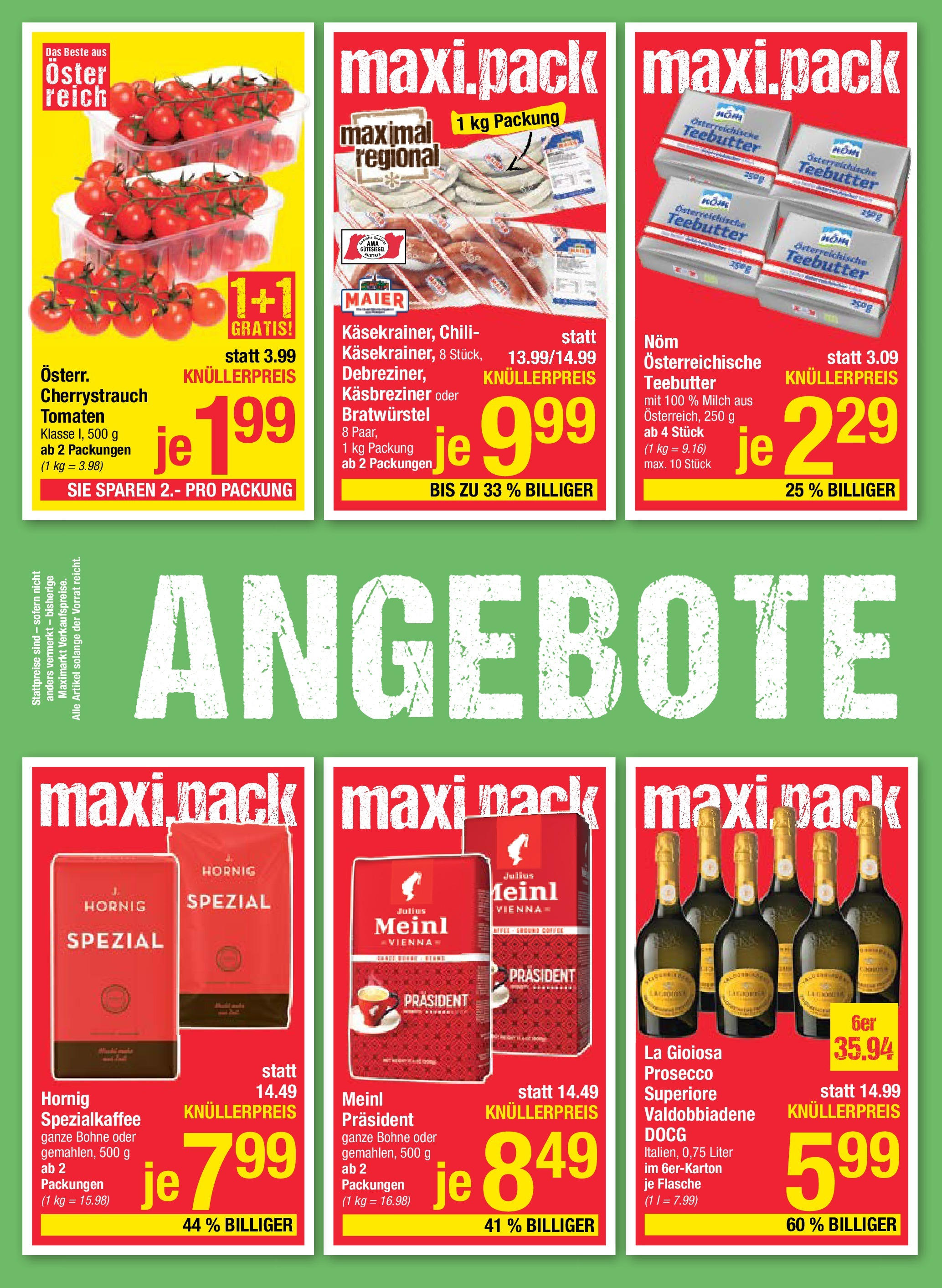 Maximarkt Haid, Linz von 02.06.2025 - Aktuelle Angebote | Seite: 4 | Produkte: Chili, Milch, Tomaten