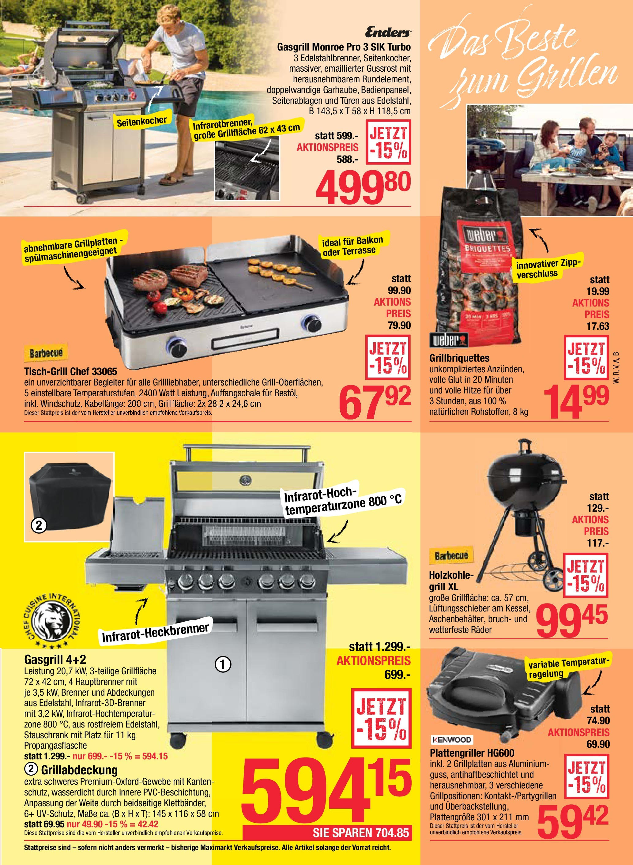 Maximarkt Vöcklabruck, Wels, Ried von 02.06.2025 - Aktuelle Angebote | Seite: 9 | Produkte: Grill