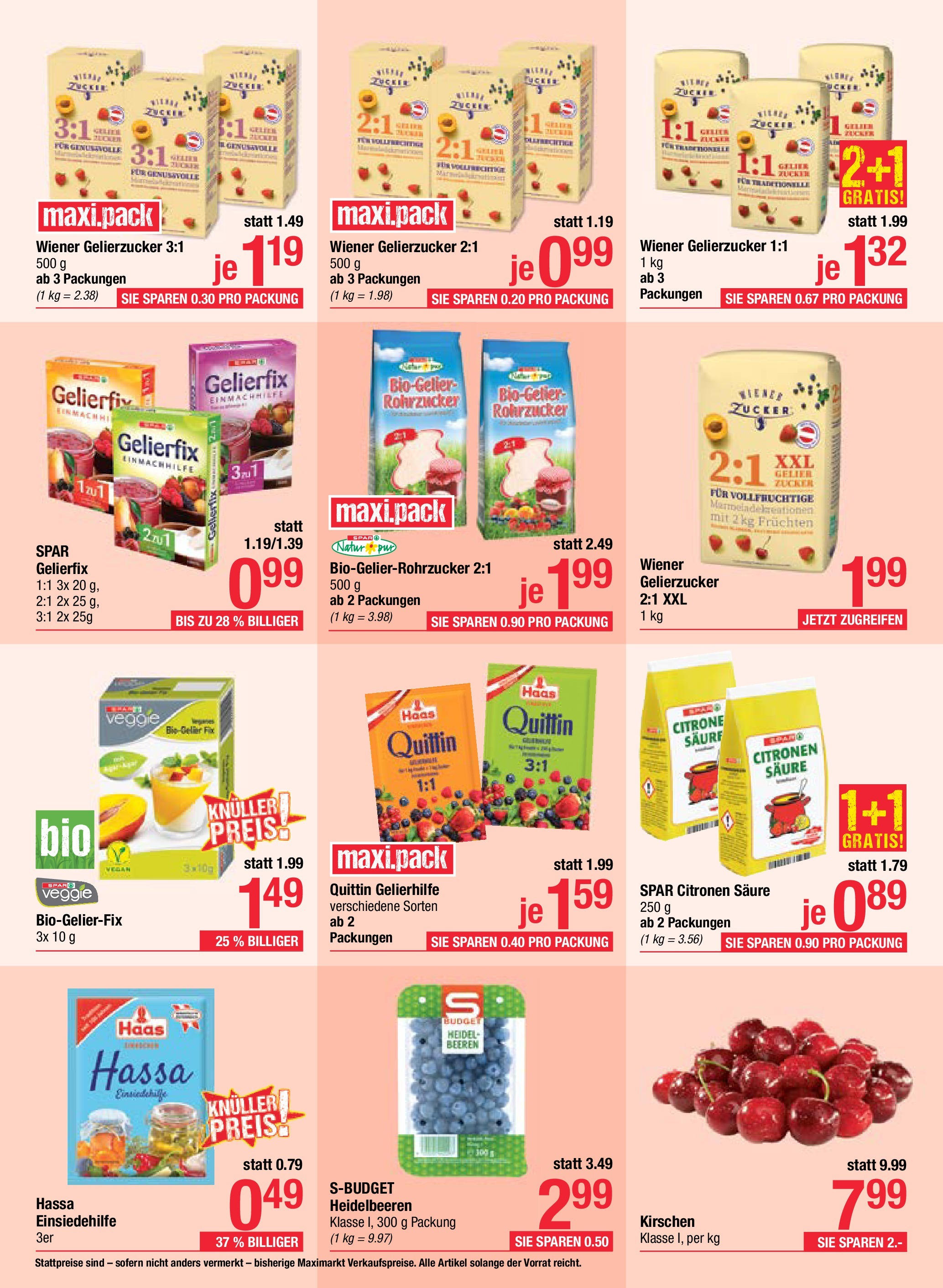 Maximarkt Haid, Linz von 02.06.2025 - Aktuelle Angebote | Seite: 18 | Produkte: Zucker