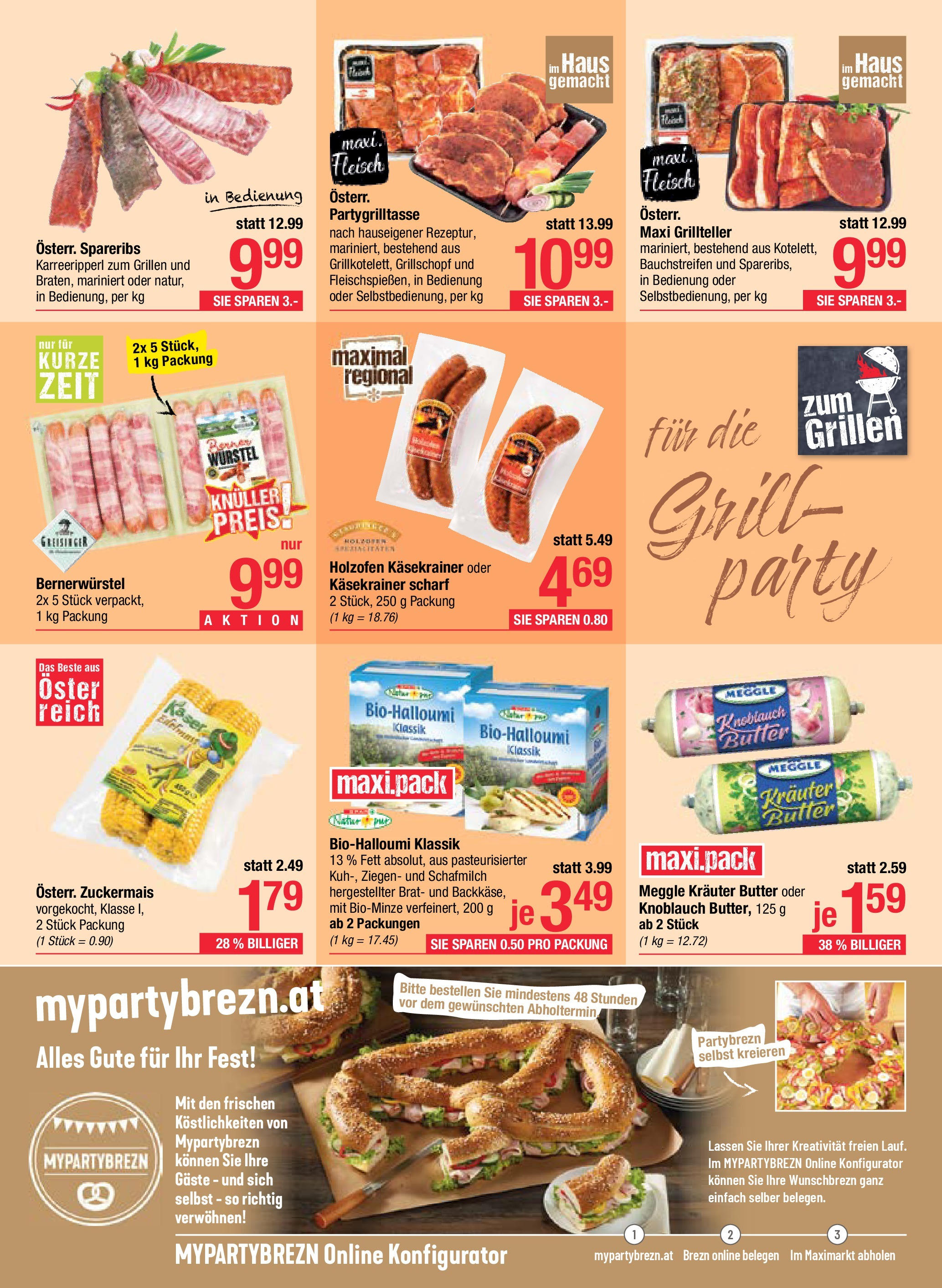 Maximarkt Haid, Linz von 02.06.2025 - Aktuelle Angebote | Seite: 8 | Produkte: Knoblauch, Grill, Butter