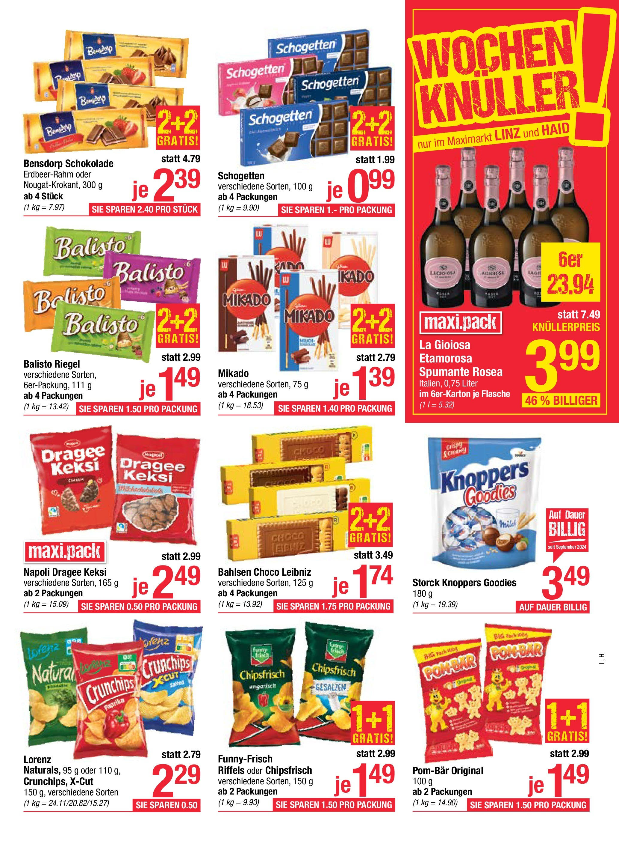 Maximarkt Haid, Linz von 02.06.2025 - Aktuelle Angebote | Seite: 13 | Produkte: Schokolade