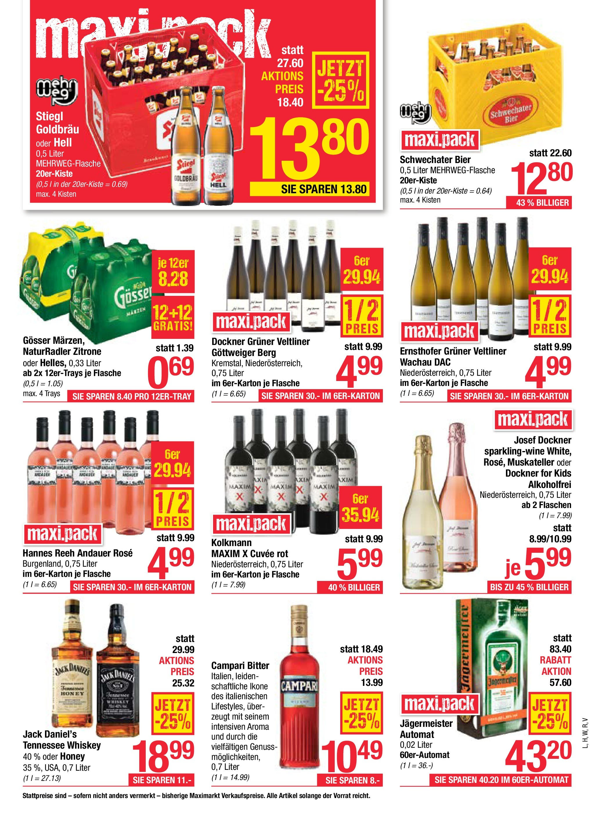 Maximarkt Haid, Linz von 02.06.2025 - Aktuelle Angebote | Seite: 15 | Produkte: Whiskey, Zitrone, Nauriit, Bier