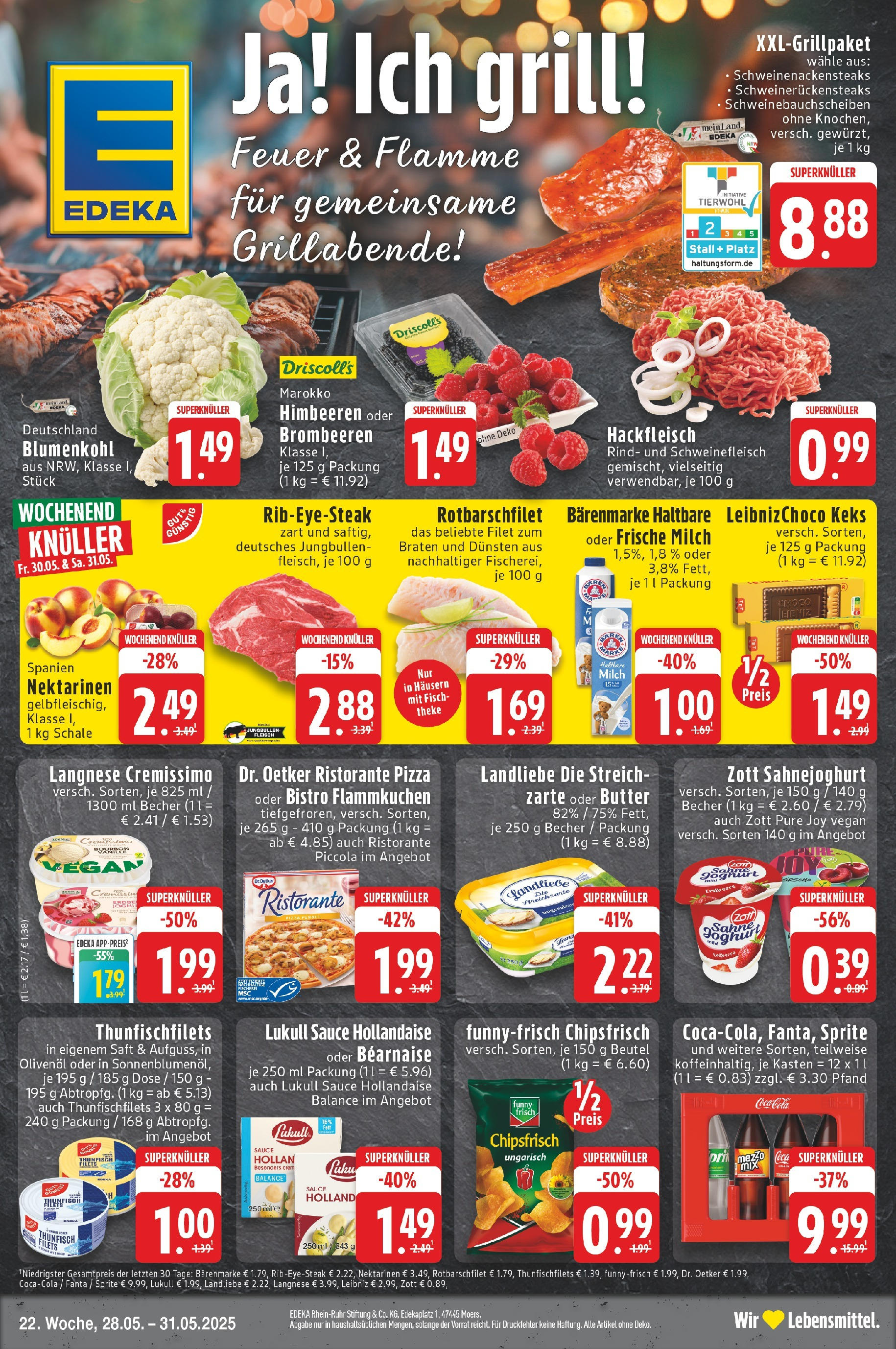 EDEKA Prospekt ab 27.05.2025 - Prospekt Neuss Online Vorschau von dem Prospekt des Geschäftes Edeka, gültig ab dem 27.05.2025