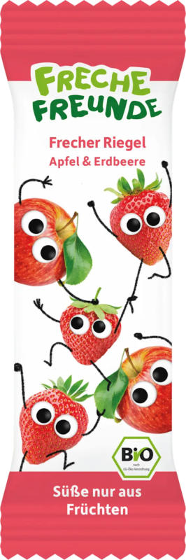 Freche Freunde Fruchtriegel Apfel & Erdbeere ab 3 Jahren
