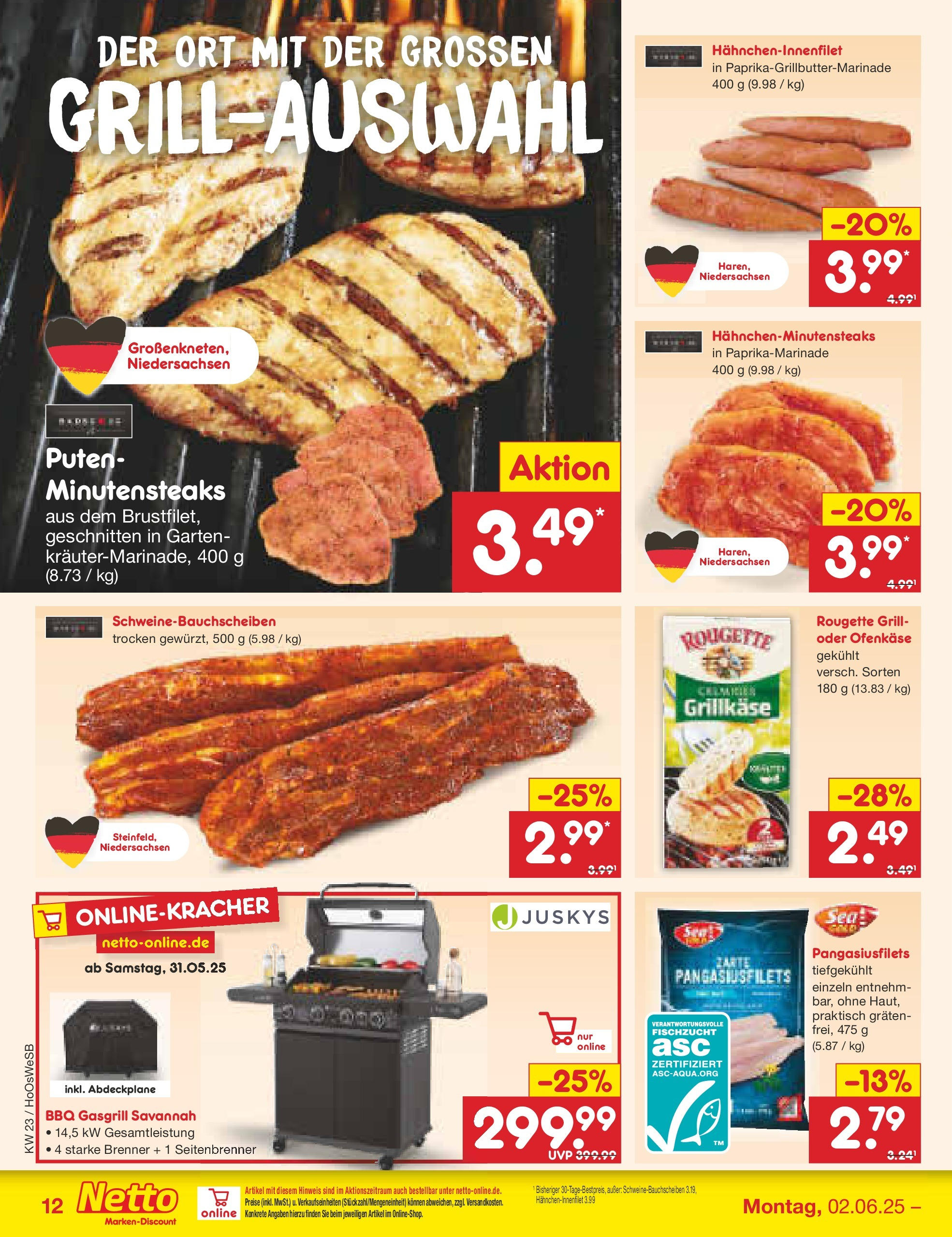 Netto Marken-Discount prospekt Hannover (ab 01.06.2025) » Angebote | Seite: 14 | Produkte: Grill