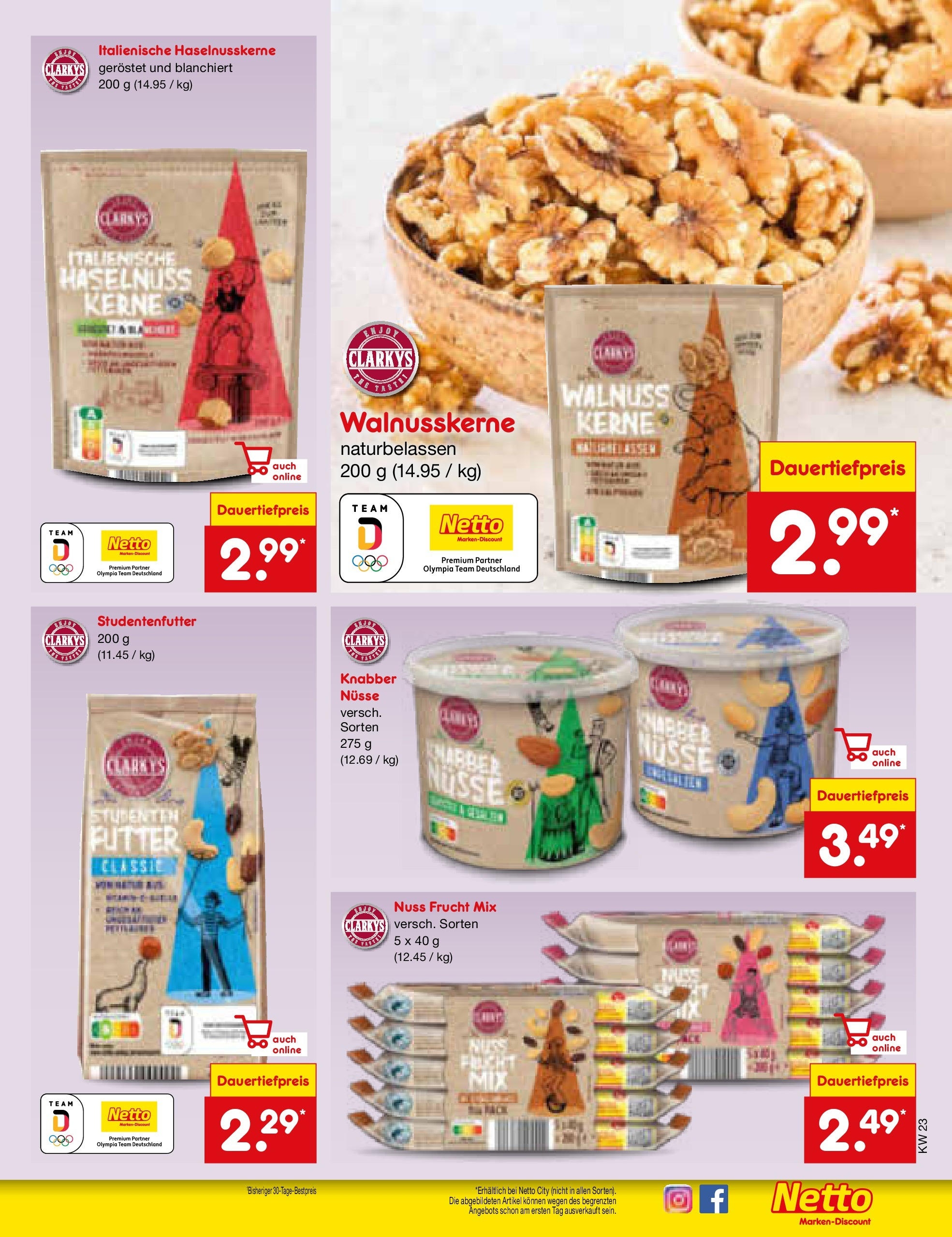 Netto Marken-Discount prospekt Berlin-Spandau (ab 01.06.2025) » Angebote | Seite: 27 | Produkte: Nüsse