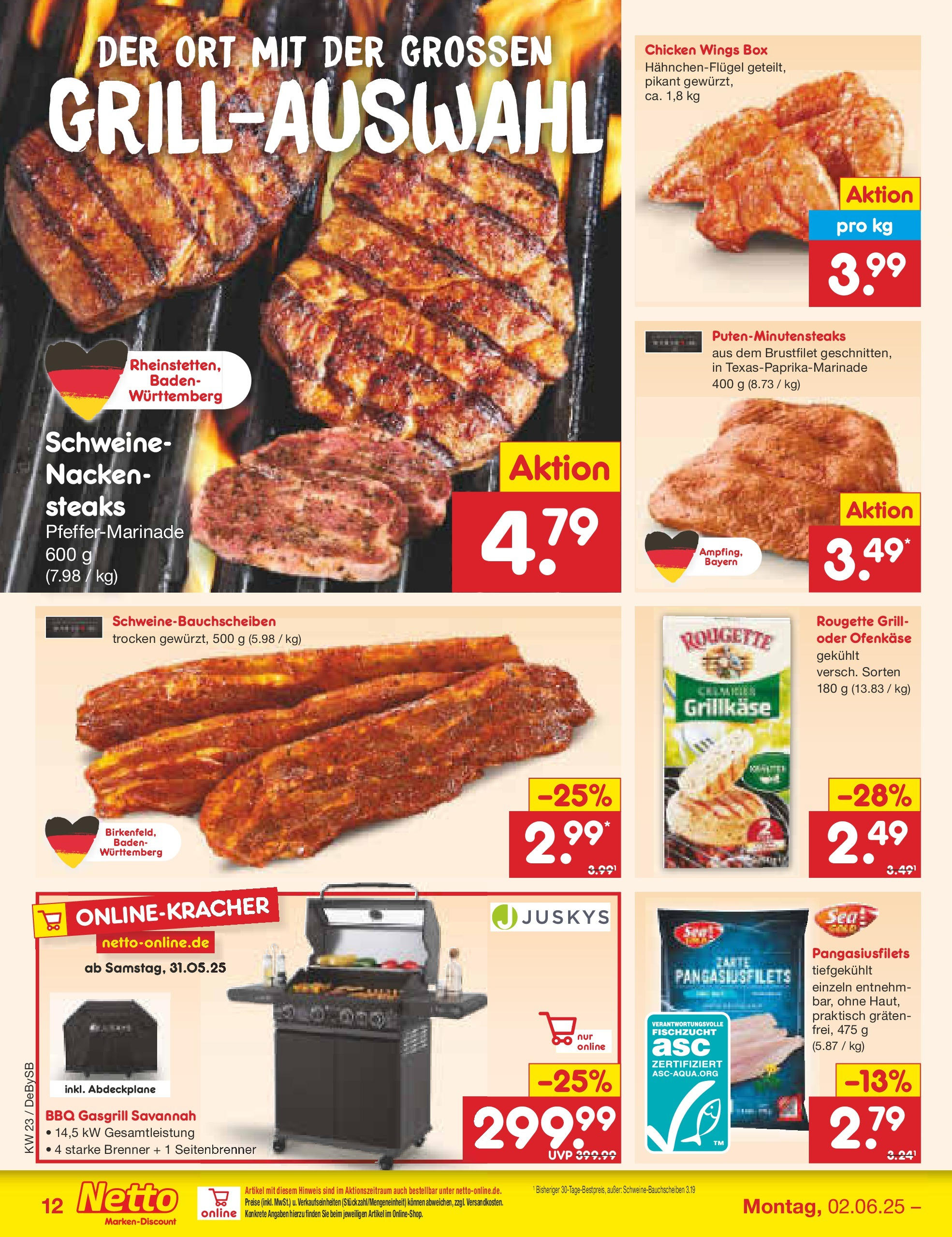 Netto Marken-Discount prospekt Thierhaupten	 (ab 01.06.2025) » Angebote | Seite: 14 | Produkte: Grill, Box