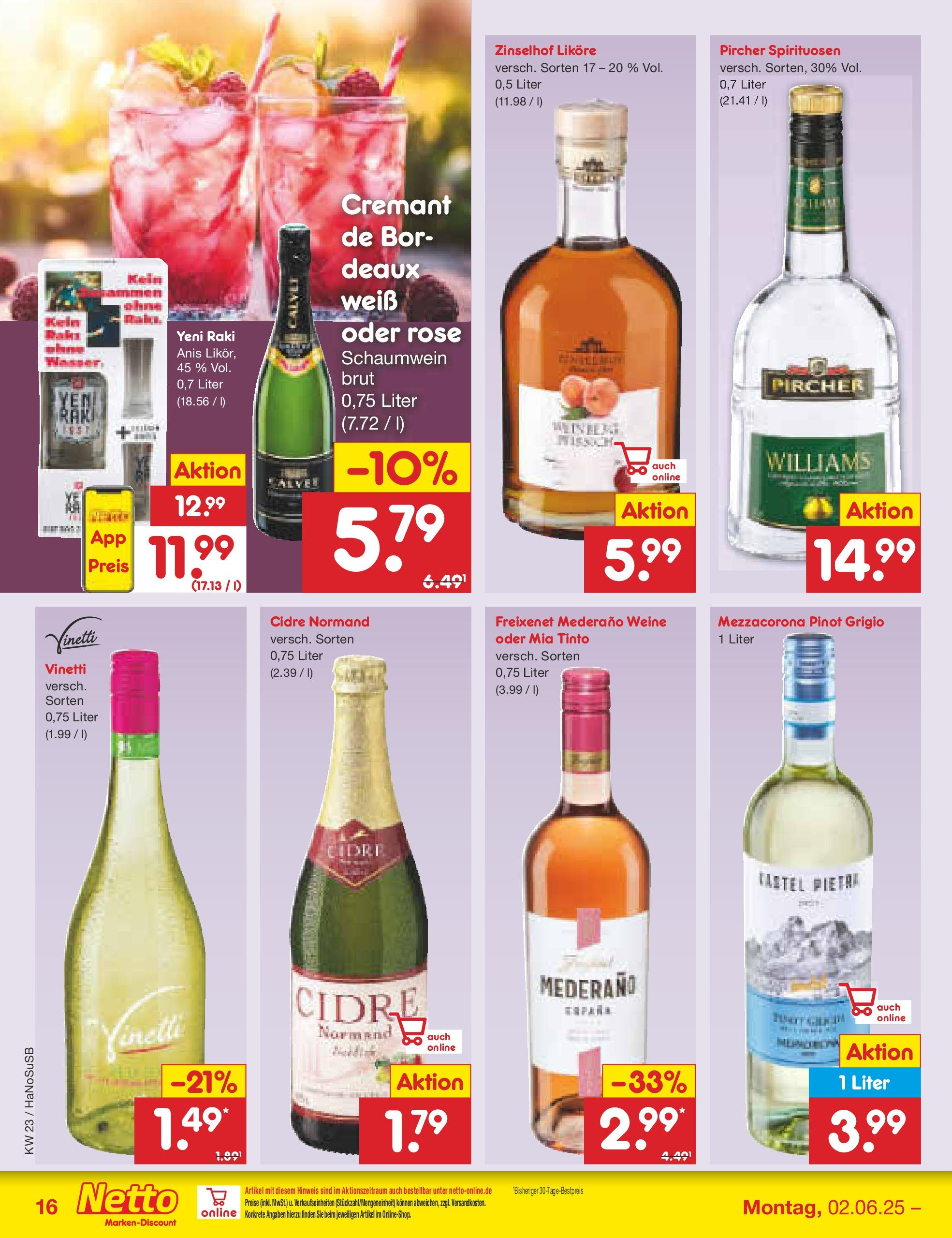 Netto Marken-Discount prospekt Schwerte-Geisecke (ab 01.06.2025) » Angebote | Seite: 20 | Produkte: Freixenet, Freixenet mederano
