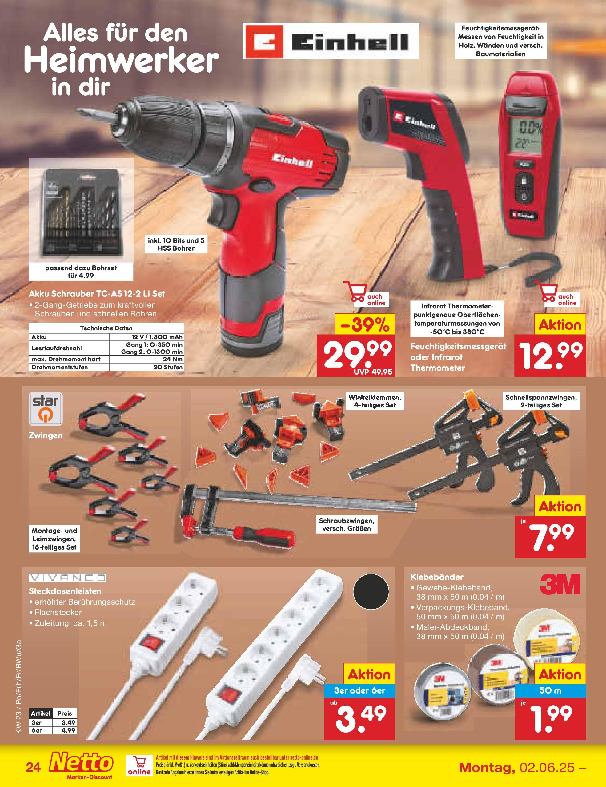 Netto Marken-Discount prospekt Moormerland (ab 01.06.2025) » Angebote | Seite: 40 | Produkte: Thermometer