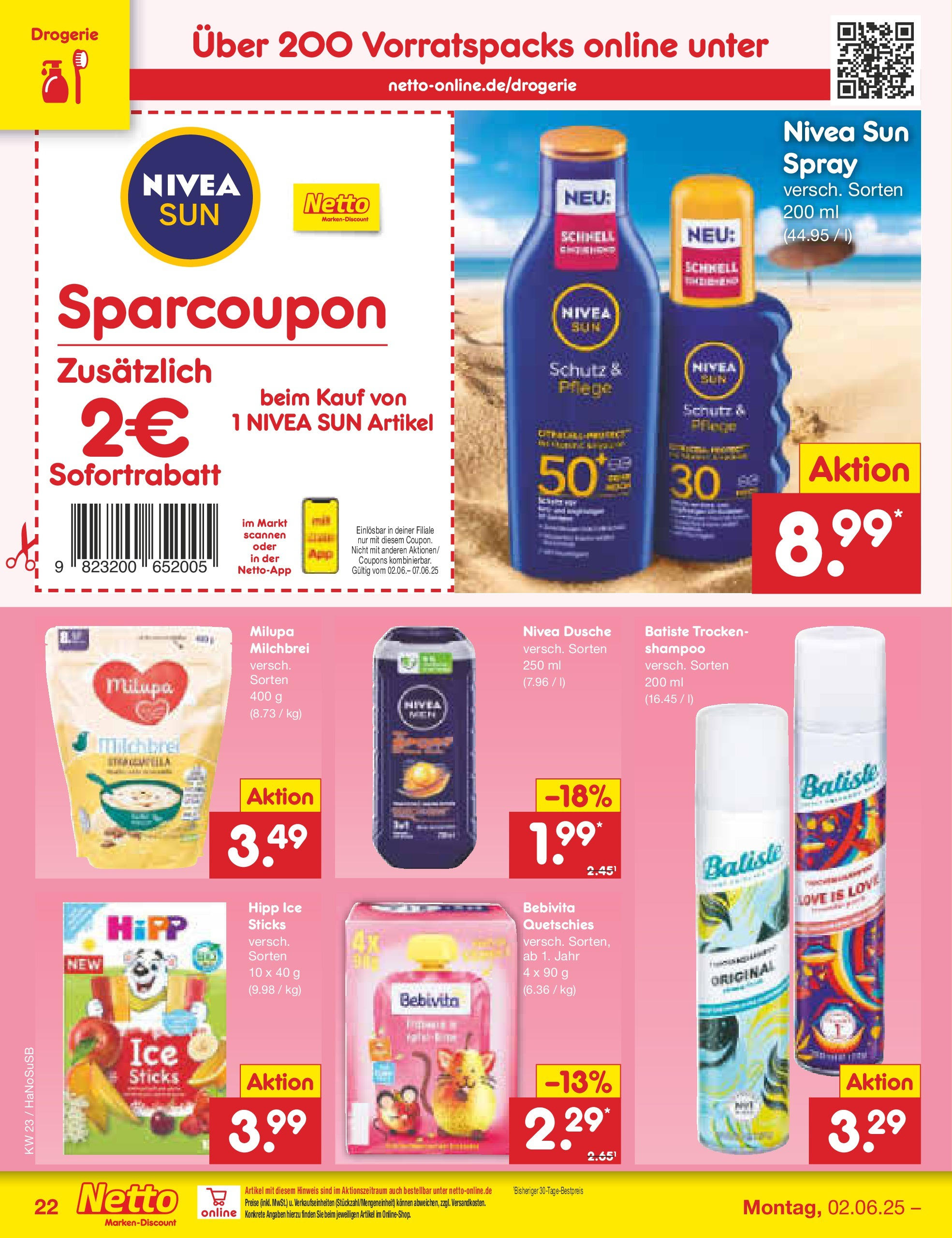 Netto Marken-Discount prospekt Schwerte-Geisecke (ab 01.06.2025) » Angebote | Seite: 32 | Produkte: Dusche, Shampoo, Shower Gel