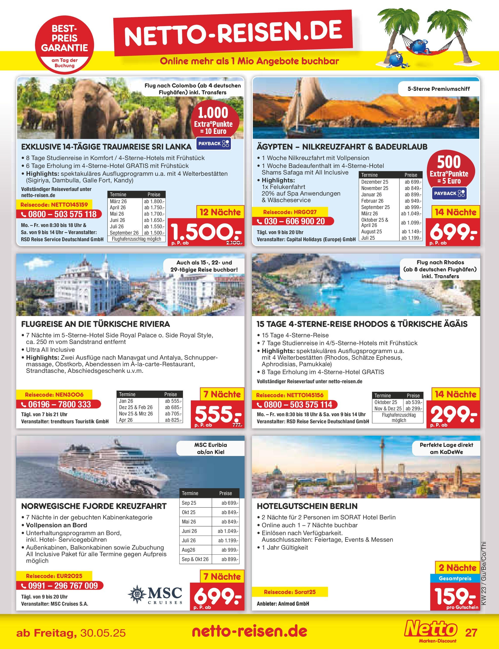 Netto Marken-Discount prospekt Berlin-Spandau (ab 01.06.2025) » Angebote | Seite: 45 | Produkte: Uhr