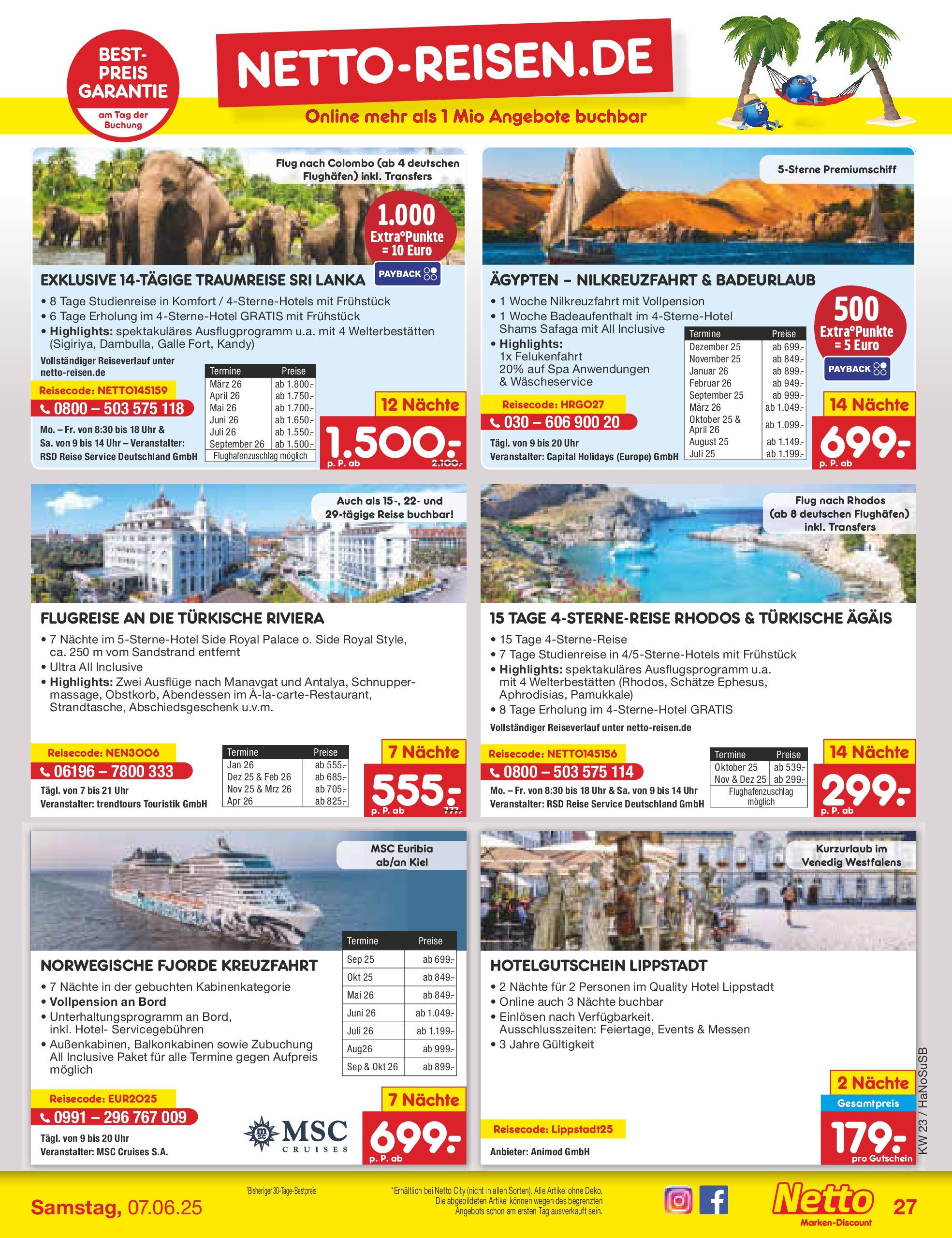 Netto Marken-Discount prospekt Schwerte-Geisecke (ab 01.06.2025) » Angebote | Seite: 45 | Produkte: Uhr