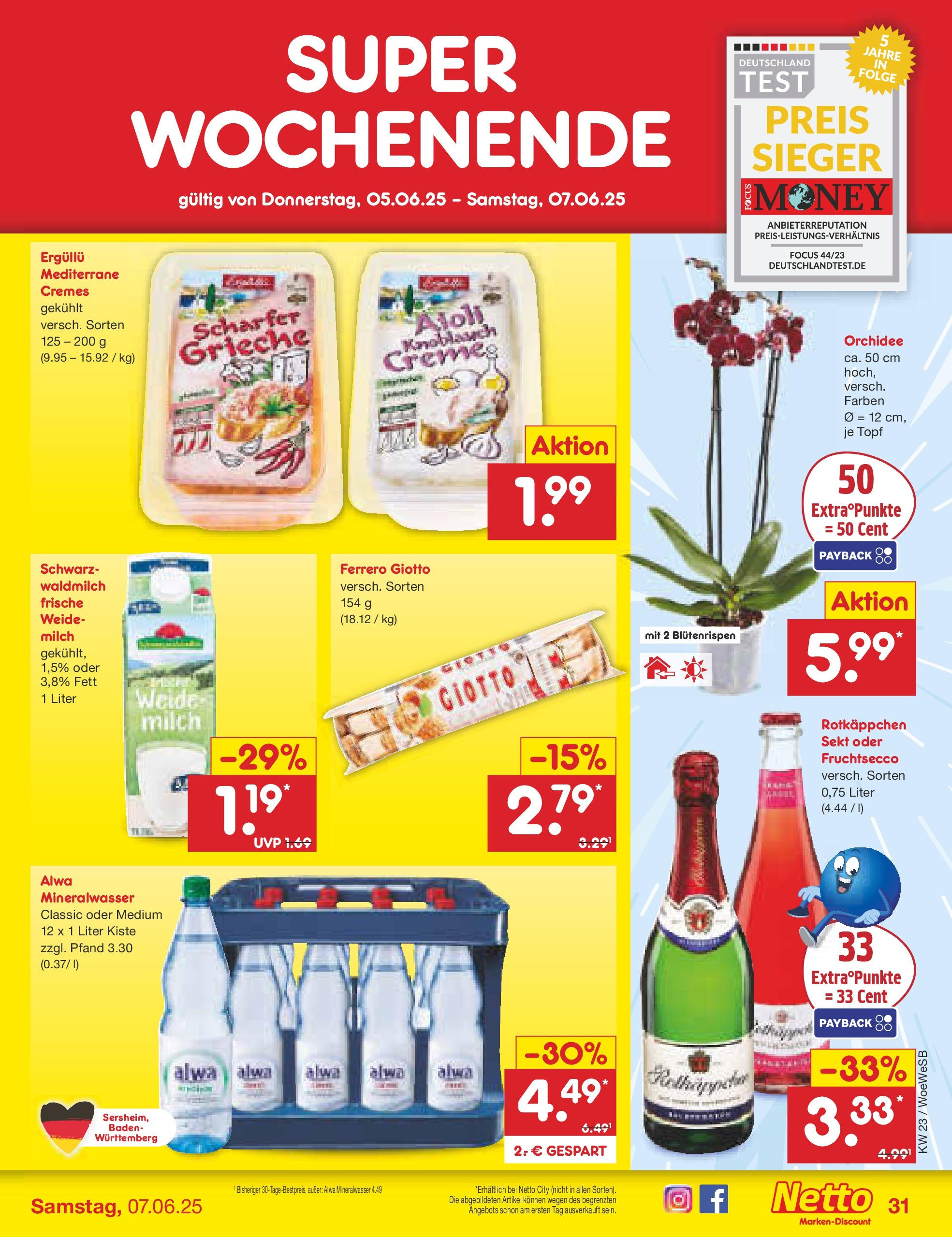 Netto Marken-Discount prospekt Katzweiler (ab 01.06.2025) » Angebote | Seite: 53 | Produkte: Rotkappchen sekt, Orchidee, Sekt, Rotkäppchen