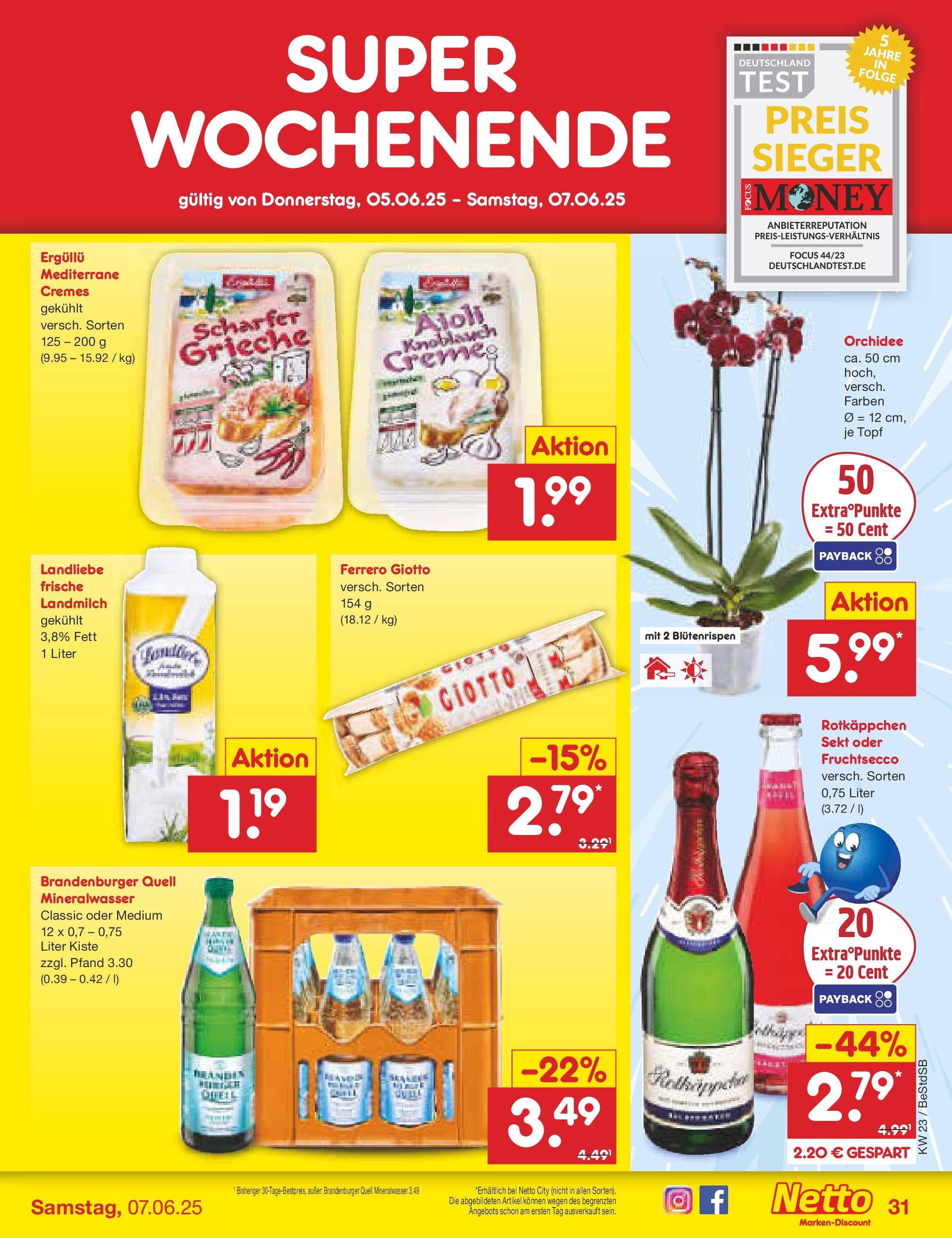 Netto Marken-Discount prospekt Berlin-Spandau (ab 01.06.2025) » Angebote | Seite: 53 | Produkte: Rotkappchen sekt, Sekt, Knoblauch, Rotkäppchen