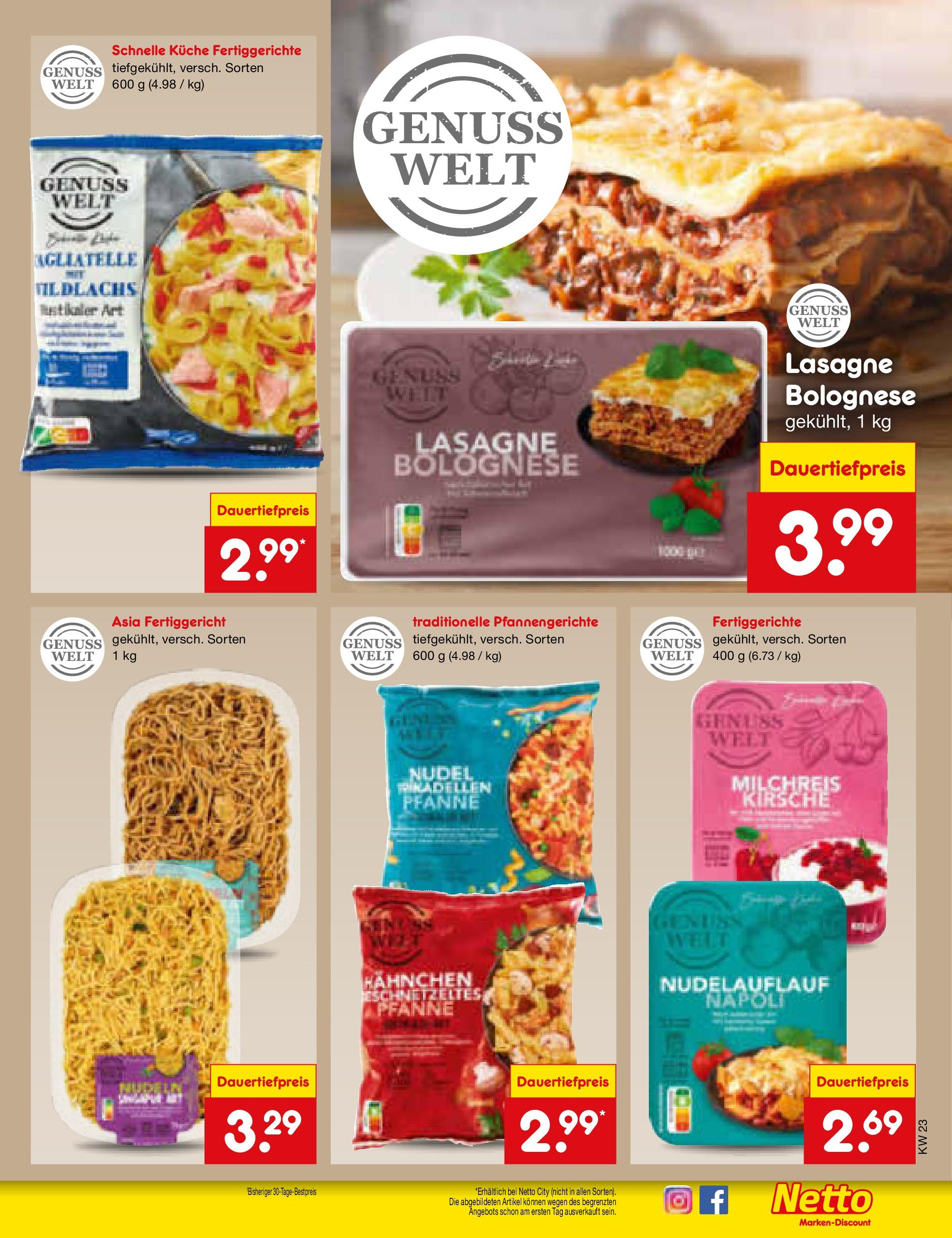 Netto Marken-Discount prospekt Berlin-Spandau (ab 01.06.2025) » Angebote | Seite: 57 | Produkte: Hahnchen, Küche, Fertiggerichte