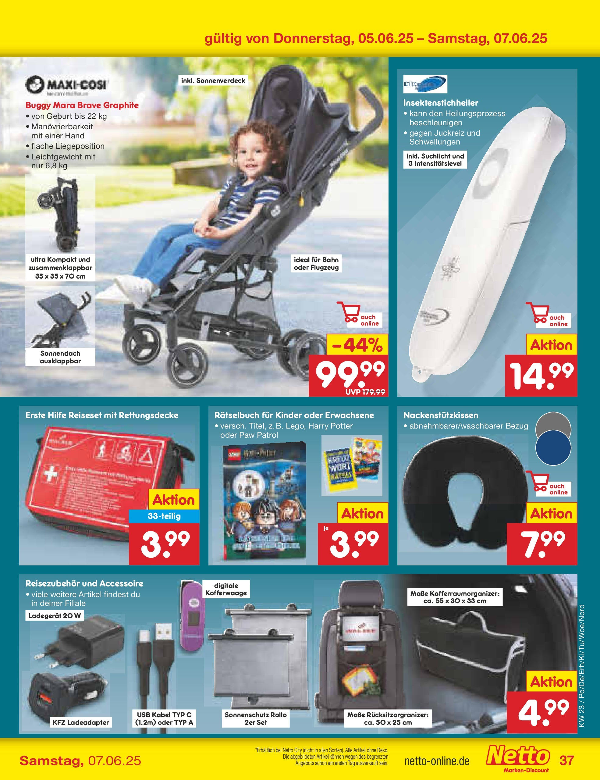 Netto Marken-Discount prospekt Moormerland (ab 01.06.2025) » Angebote | Seite: 61 | Produkte: Kabel, USB, Ladegerät