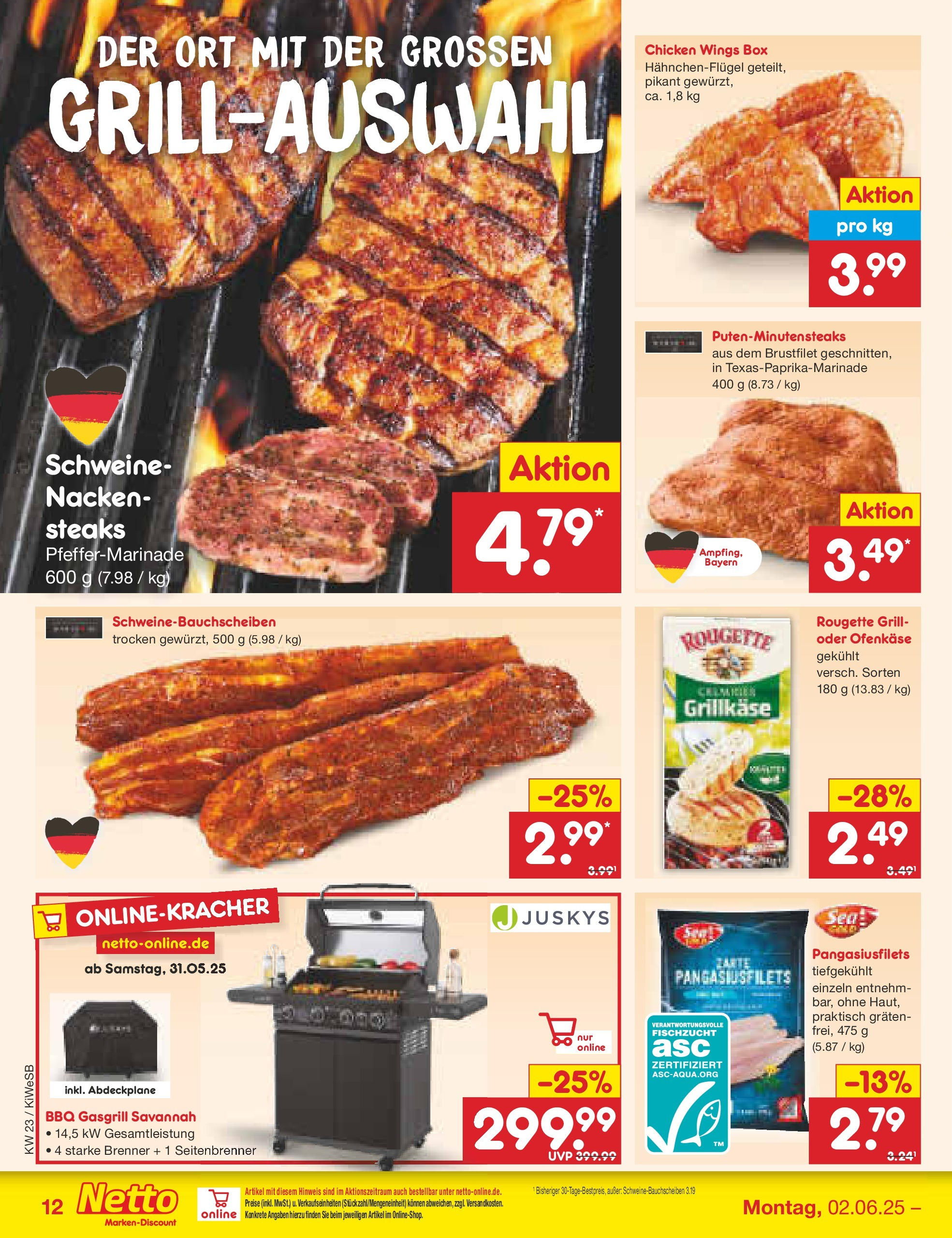 Netto Marken-Discount prospekt Bad Friedrichshall (ab 01.06.2025) » Angebote | Seite: 14 | Produkte: Grill, Box