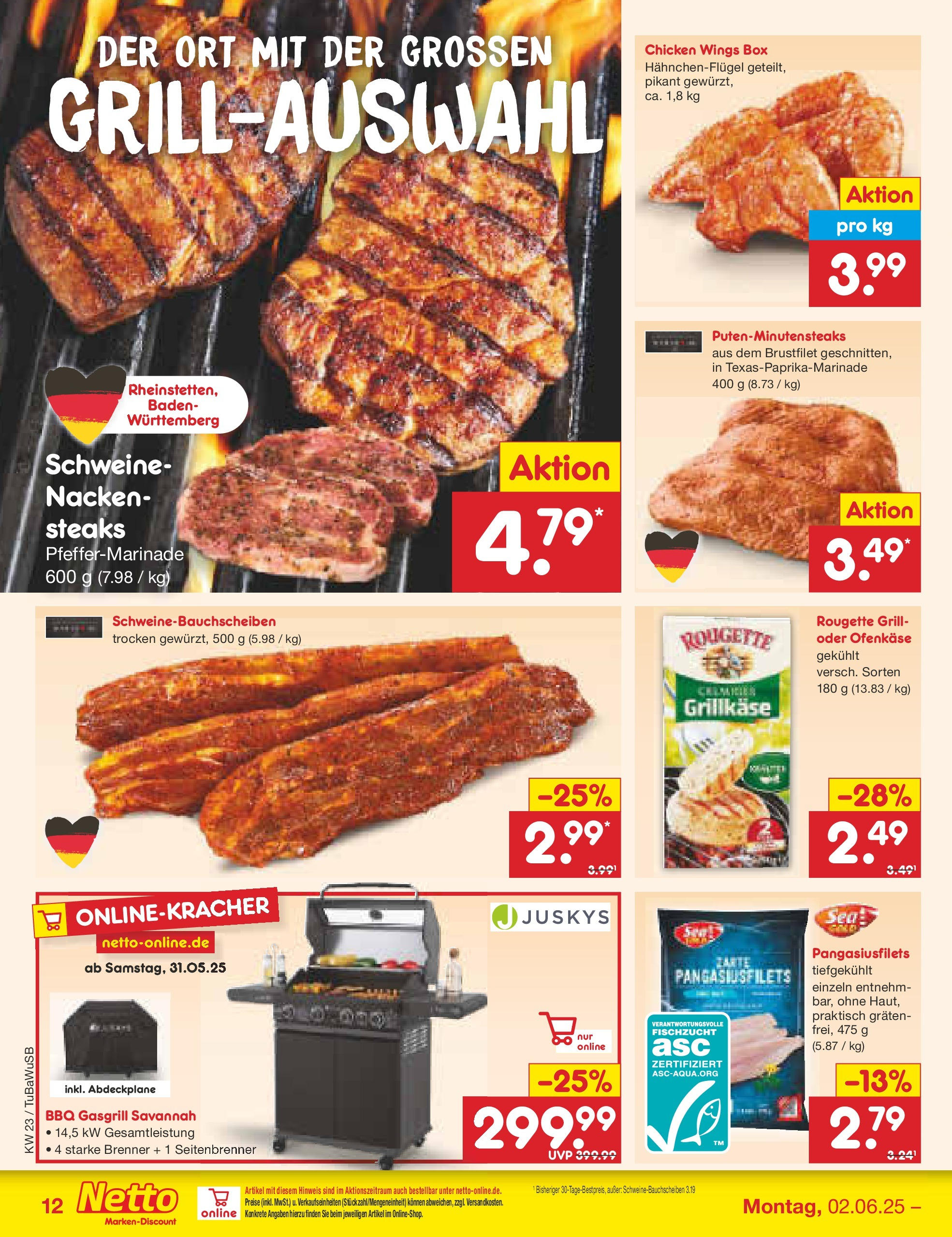 Netto Marken-Discount prospekt Lahr-Langenwinkel (ab 01.06.2025) » Angebote | Seite: 14 | Produkte: Grill, Box