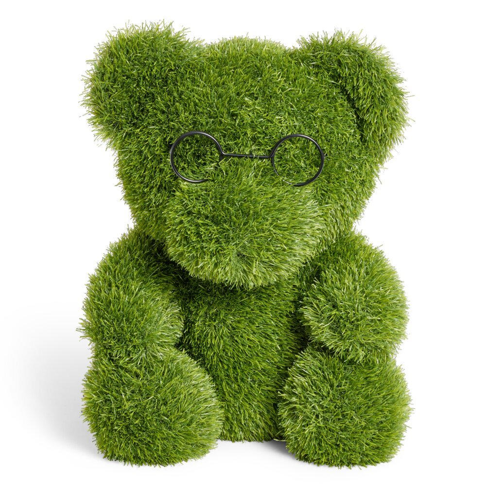 Déco ours gazon