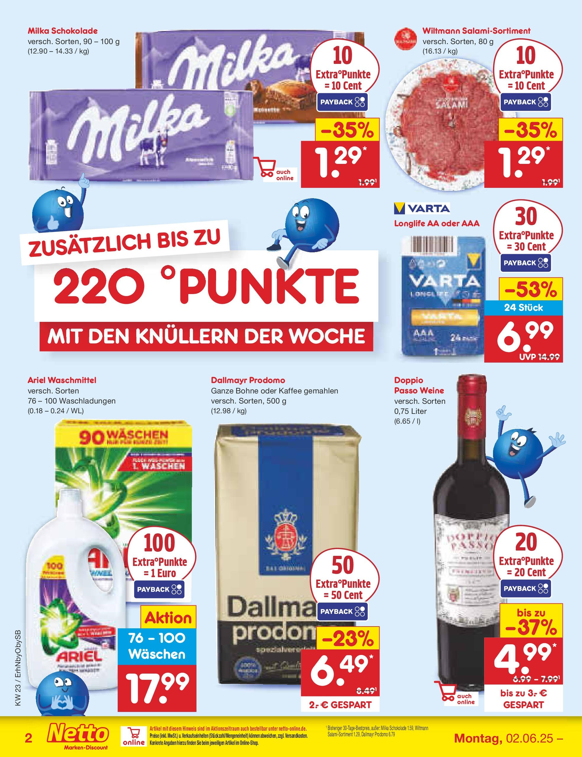 Netto Marken-Discount prospekt Metten (ab 01.06.2025) » Angebote | Seite: 2 | Produkte: Schokolade, Dallmayr, Doppio Passo, Dallmayr prodomo