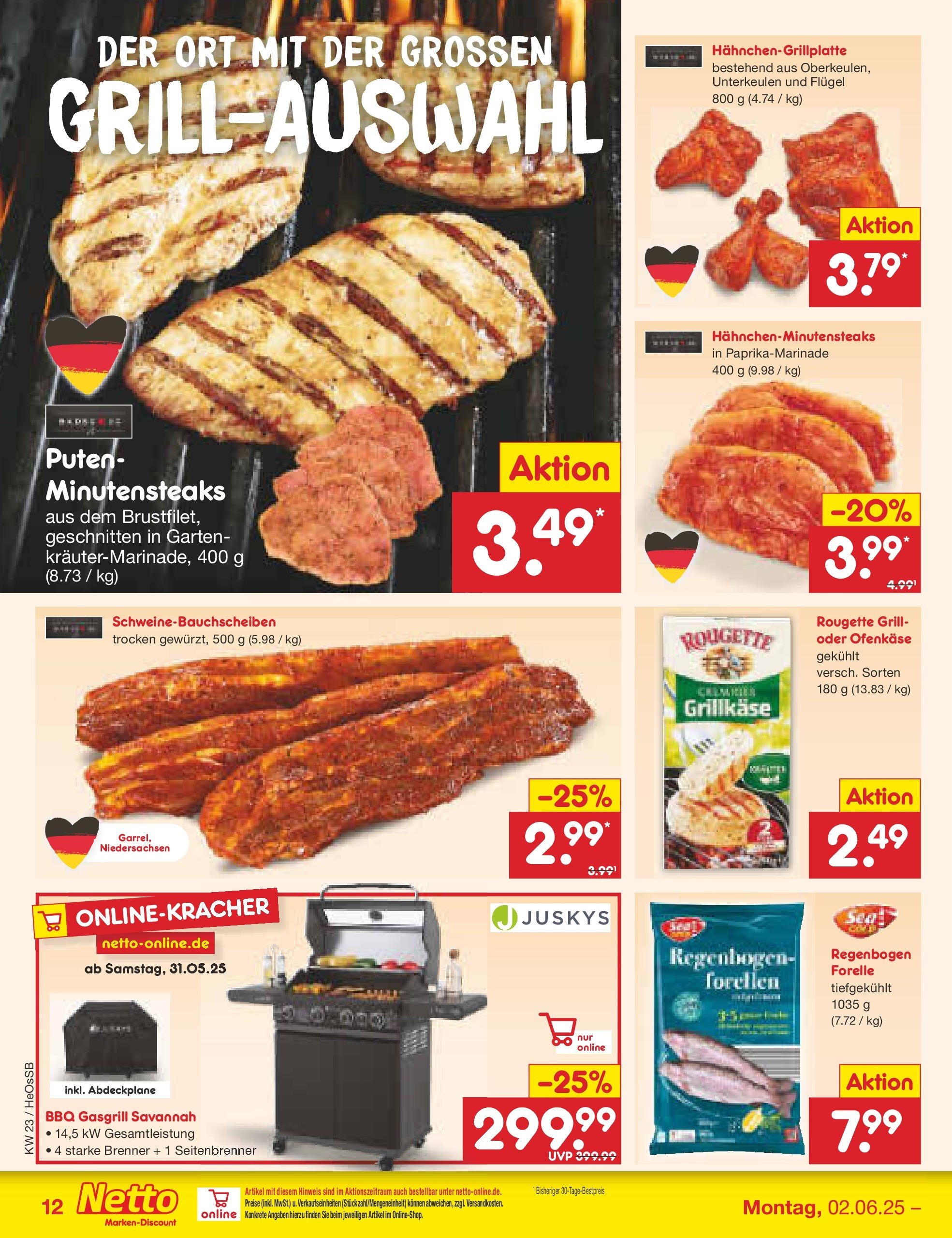 Netto Marken-Discount prospekt Kröpelin (ab 01.06.2025) » Angebote | Seite: 14 | Produkte: Grill