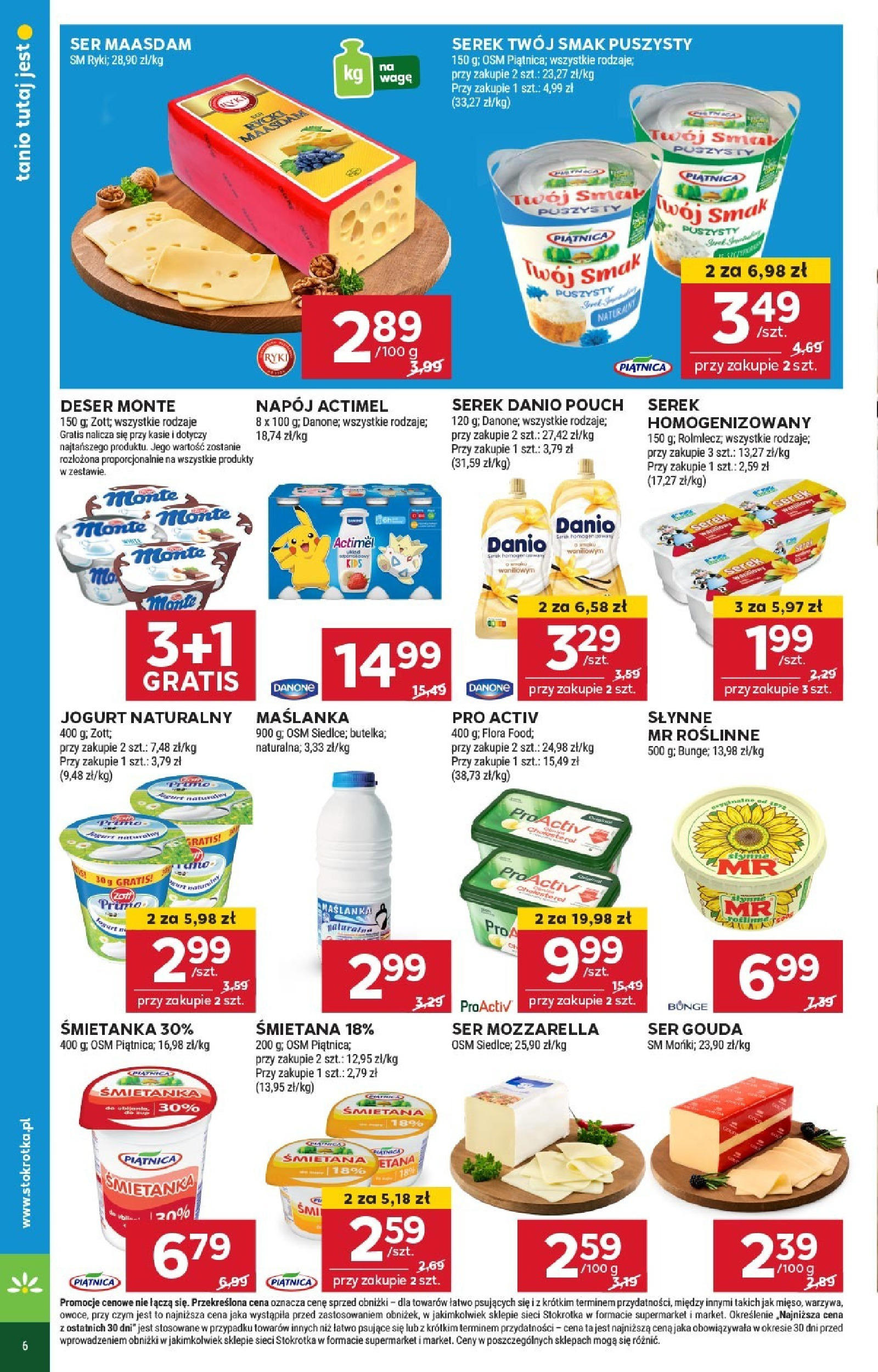 Stokrotka Gazetka 29.05.2025 - Promocje online | Strona: 6 | Produkty: Bombonierka, Toffifee, Mleko