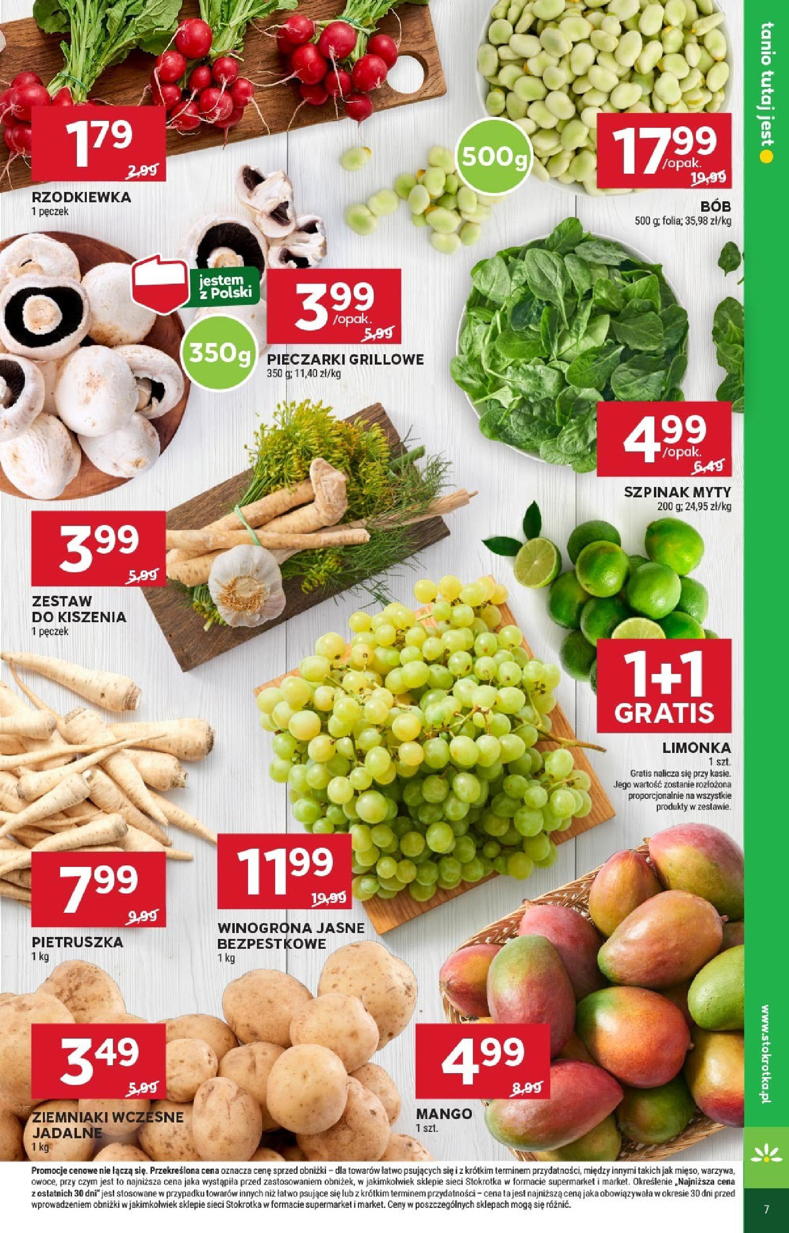 Stokrotka Gazetka 29.05.2025 - Promocje online | Strona: 7 | Produkty: Arbuz, Piwo Somersby, Piwo Warka, Piwo