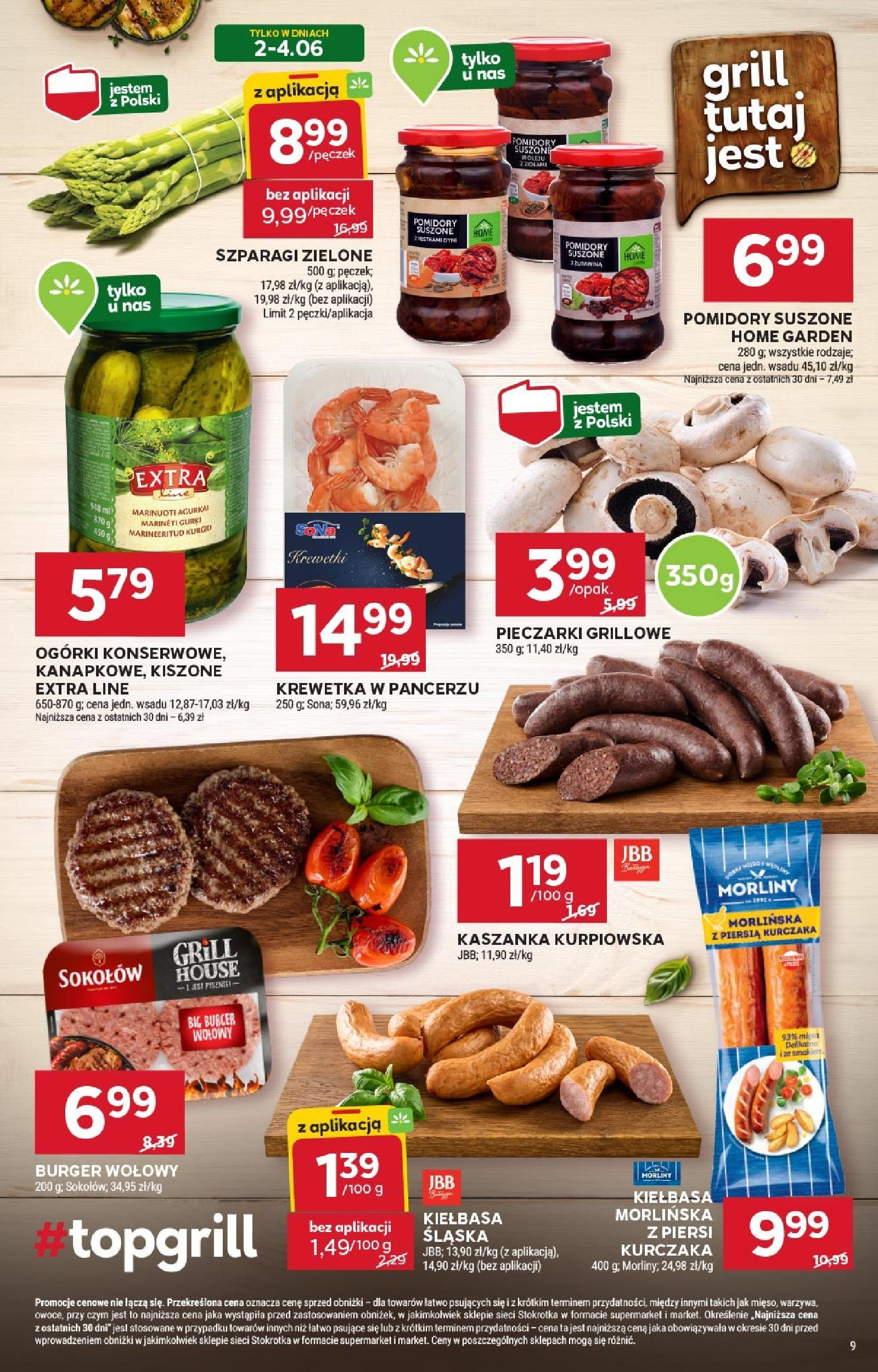 Stokrotka Gazetka 29.05.2025 - Promocje online | Strona: 9 | Produkty: Ser żółty, Stokrotka, Ser, Salami