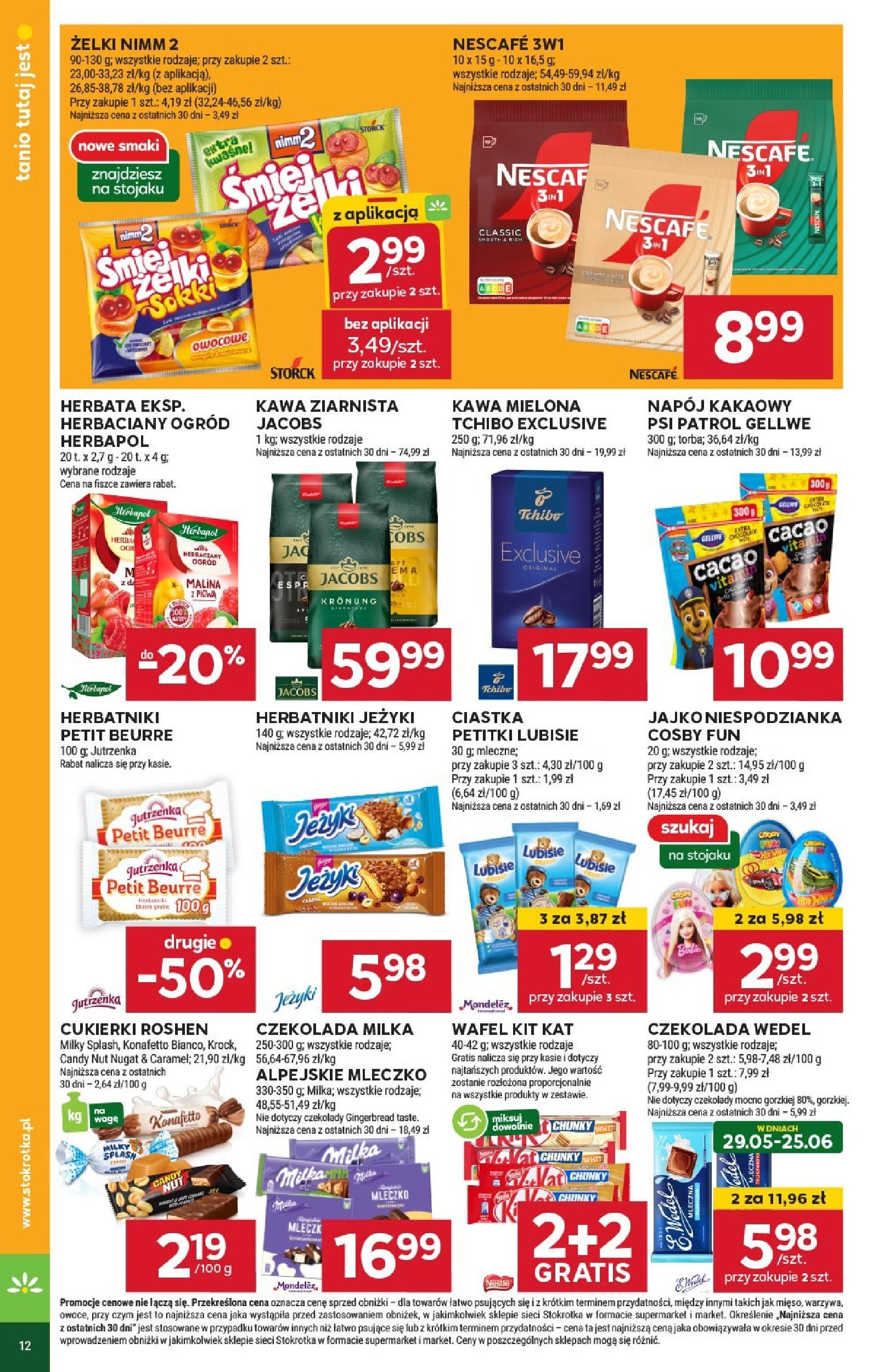 Stokrotka Gazetka 29.05.2025 - Promocje online | Strona: 12 | Produkty: Schab, Schab wieprzowy, Wątróbka, Mięso mielone