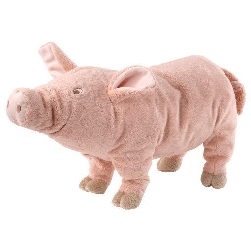 KNORRIG плюшена играчка, прасе