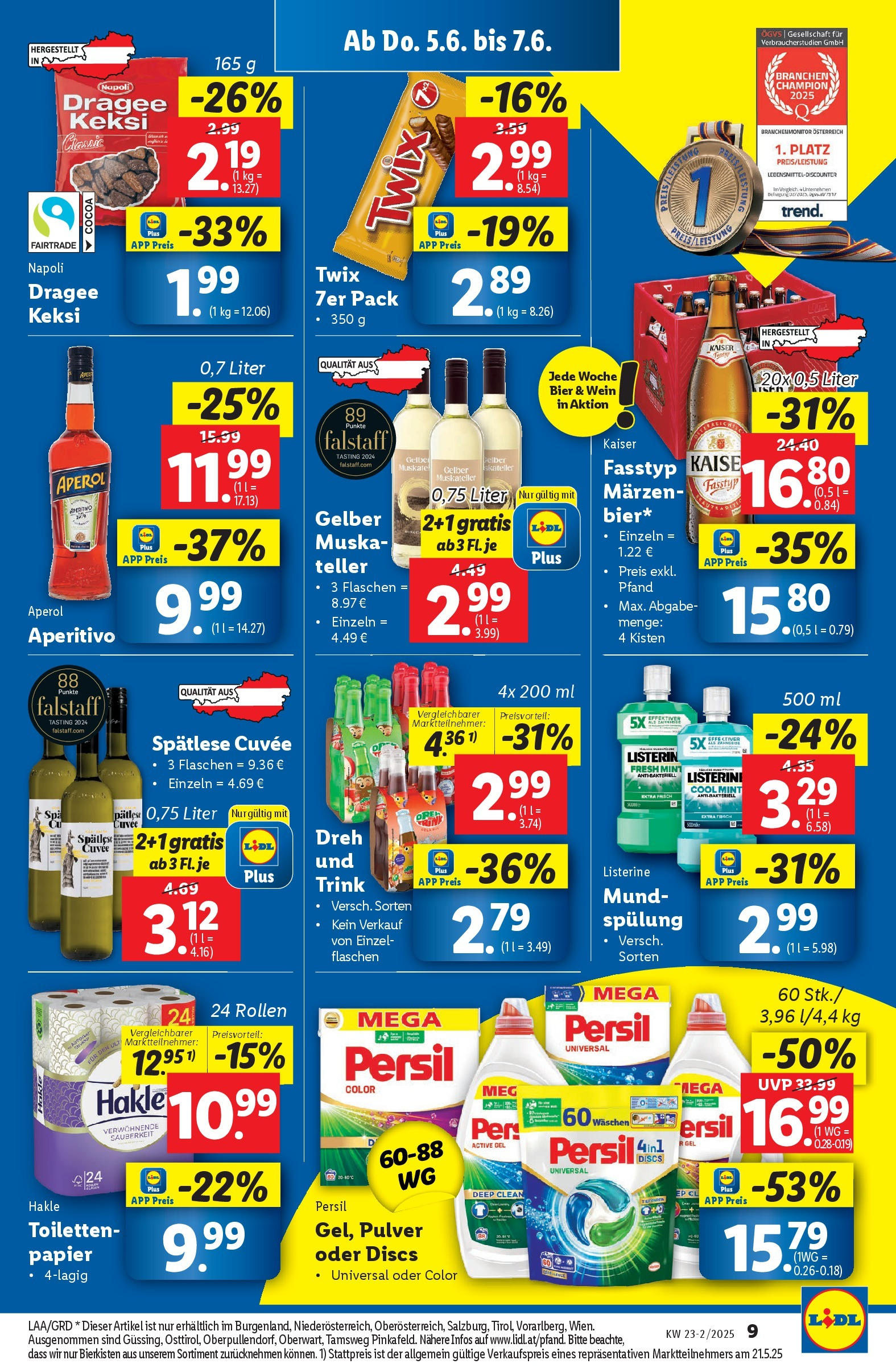 Lidl Flugblatt - Wien ab 04.06.2025 - Angebote ab donnerstag | Seite: 11 | Produkte: Spülung, Wein, Bier
