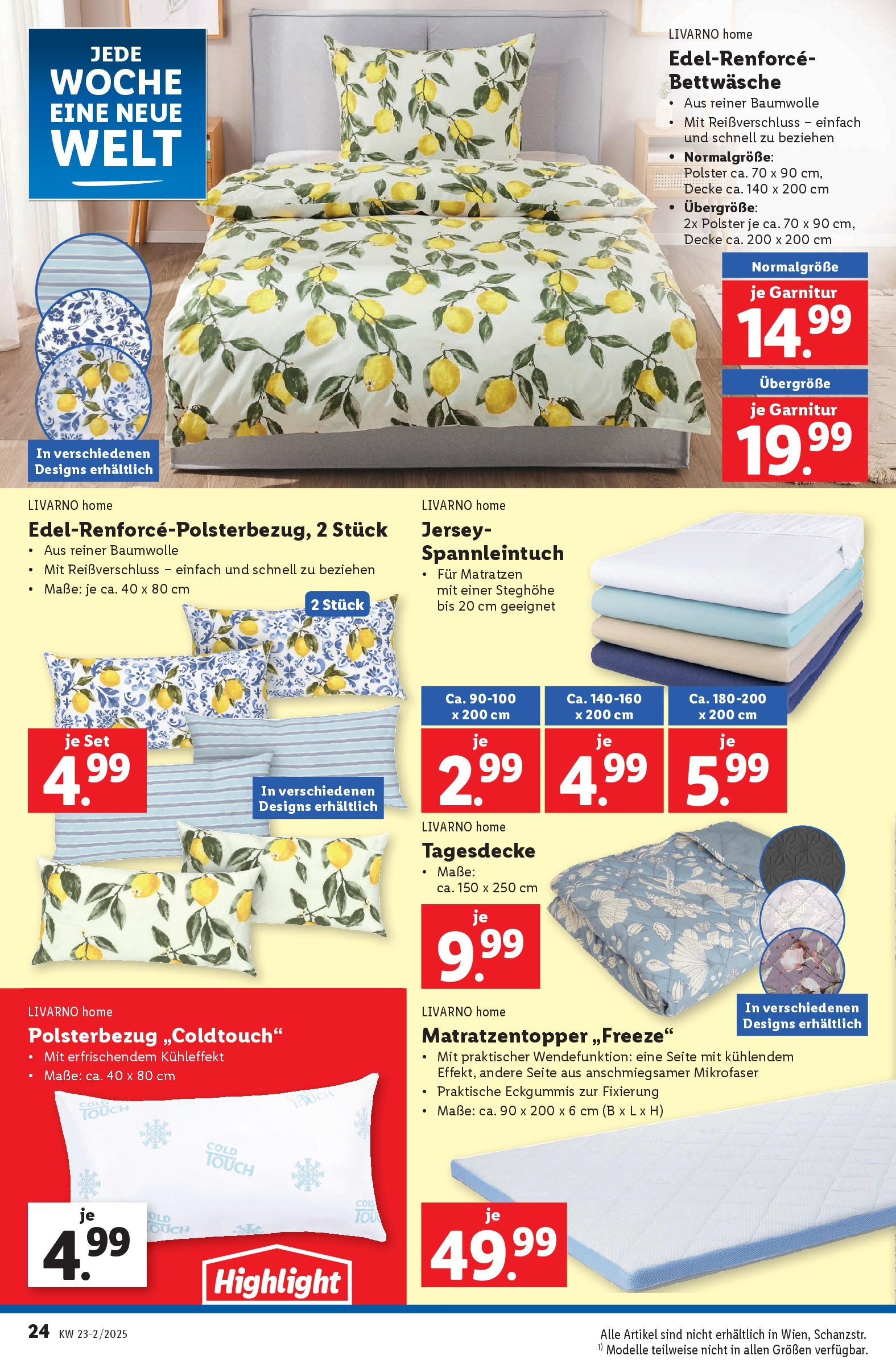 Lidl Flugblatt - Wien ab 04.06.2025 - Angebote ab donnerstag | Seite: 28 | Produkte: Decke