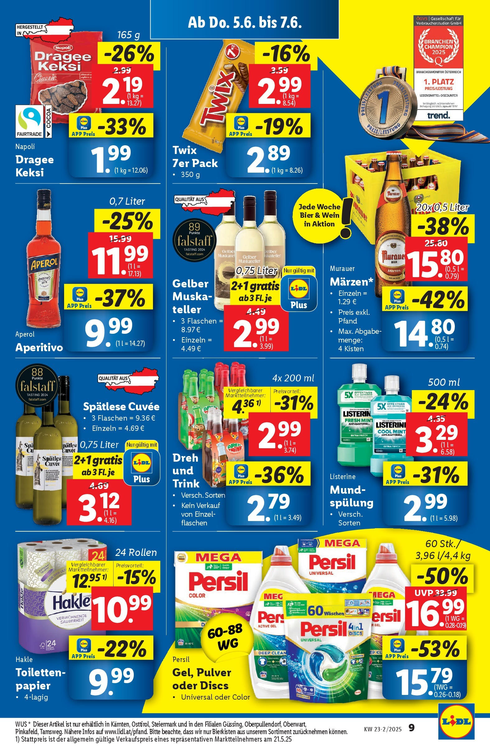 Lidl Flugblatt - Graz, Klagenfurt ab 04.06.2025 - Angebote ab donnerstag | Seite: 11 | Produkte: Spülung, Wein, Bier