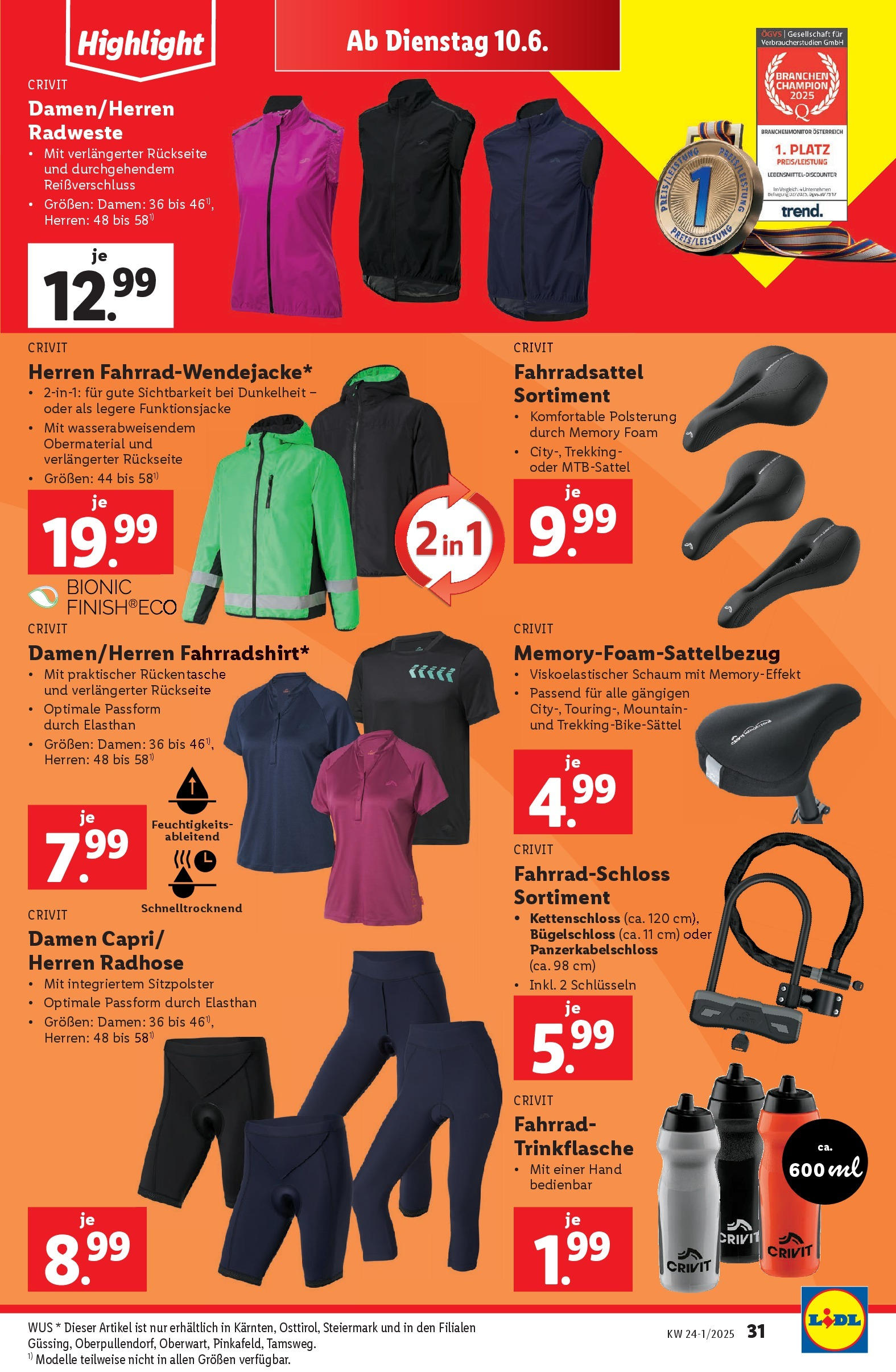 Lidl Flugblatt - Graz, Klagenfurt ab 04.06.2025 - Angebote ab donnerstag | Seite: 35
