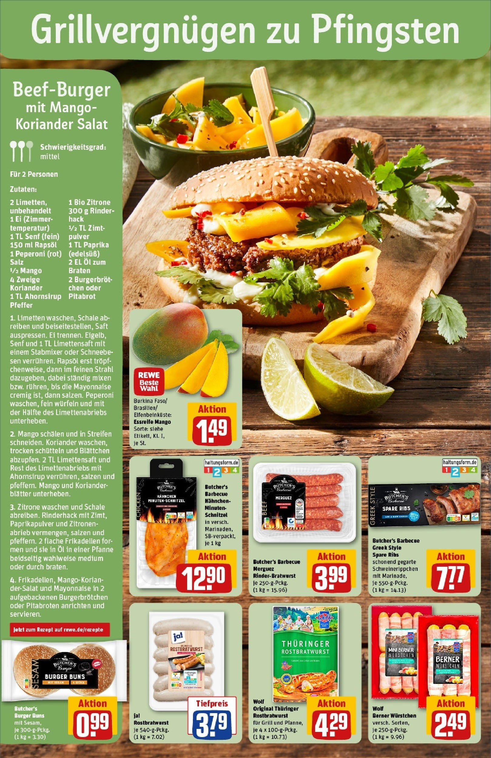 Rewe prospekt Erfurt	 (ab 01.06.2025) zum Blättern » Angebote | Seite: 6 | Produkte: Ofen, Spieße, Spargel, Brot