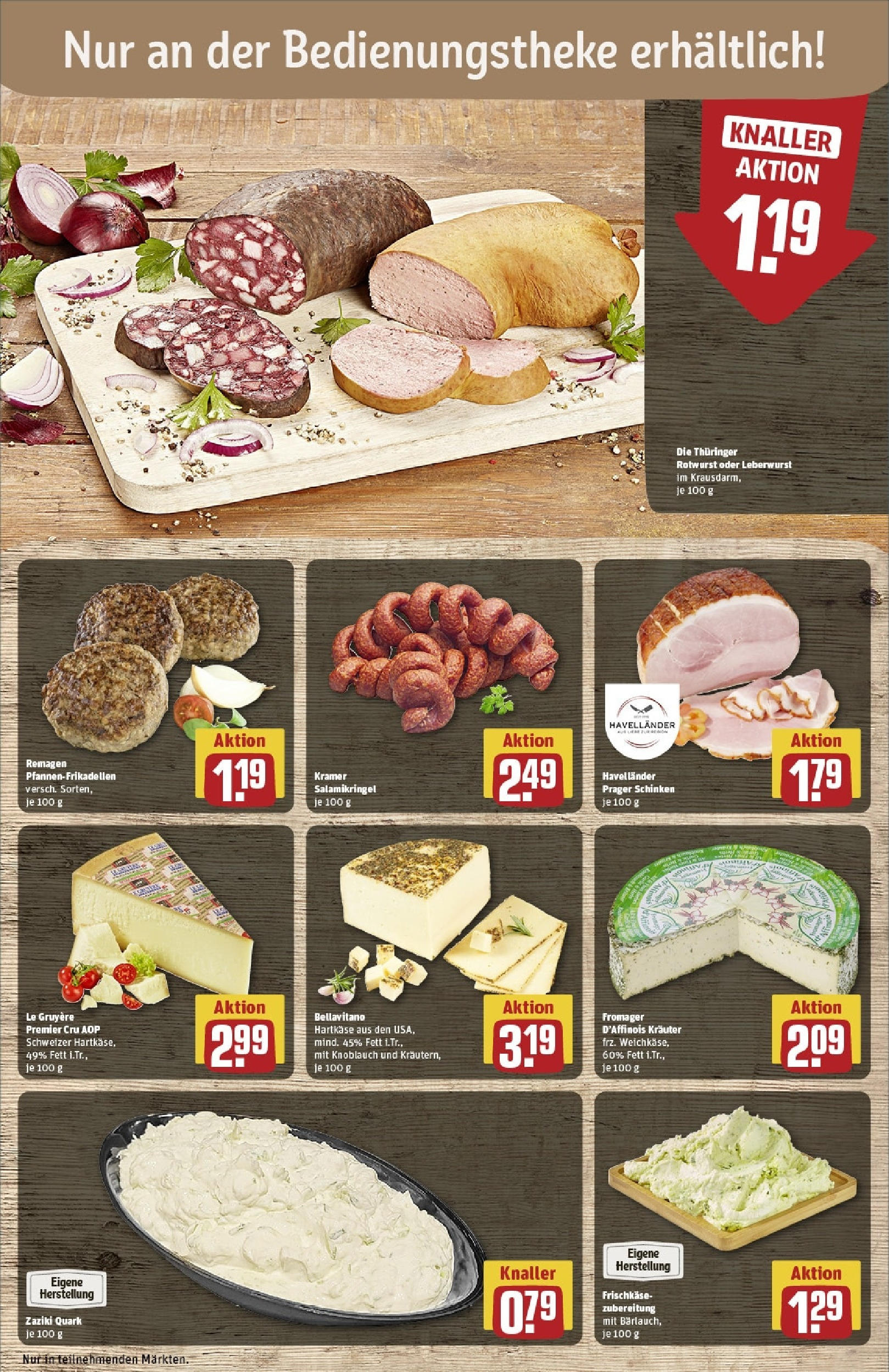 Rewe prospekt Berlin / Mitte	 (ab 02.06.2025) zum Blättern » Angebote | Seite: 13 | Produkte: Philadelphia, Leerdammer, Brot, Schafskase