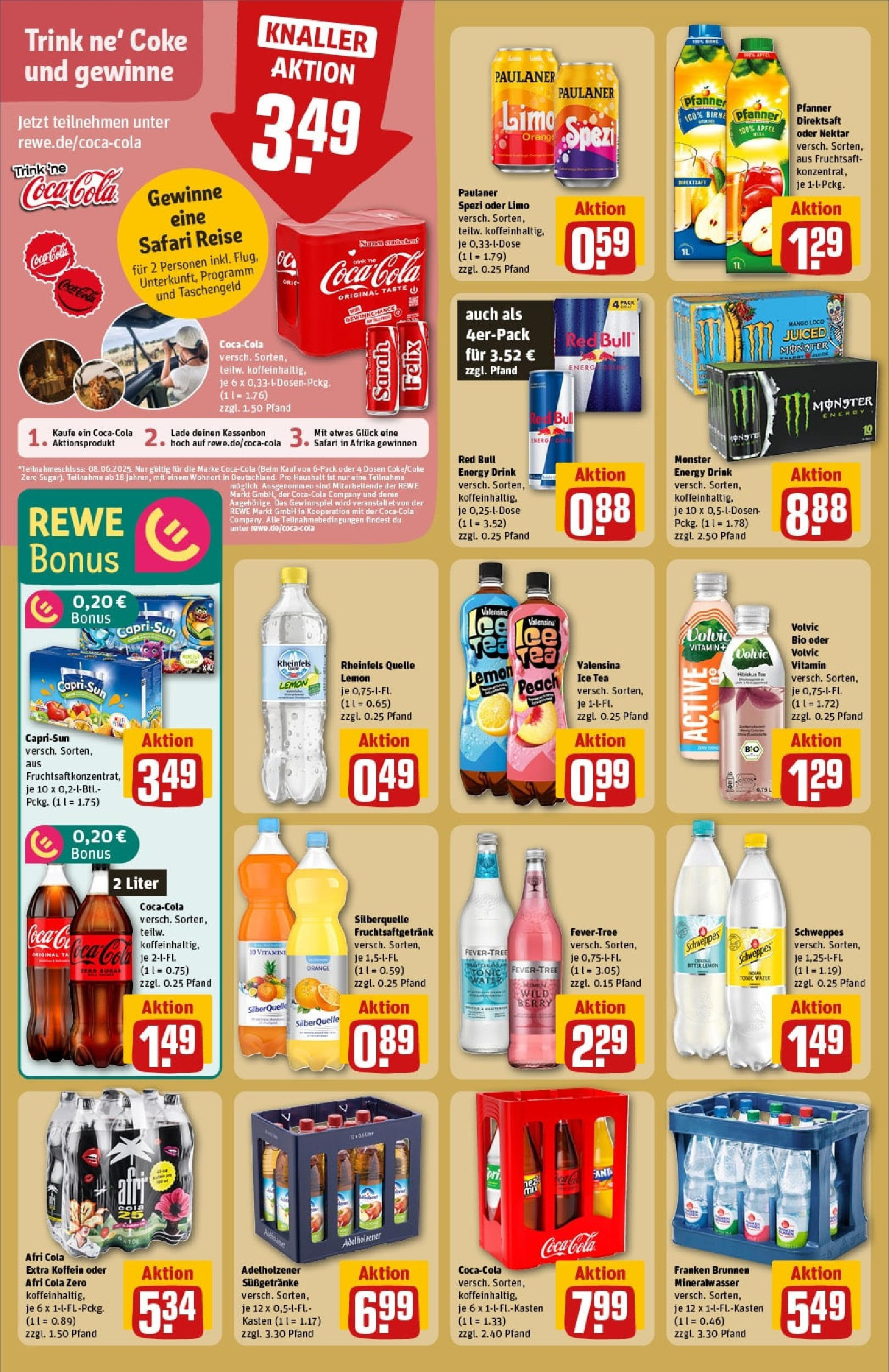 Rewe prospekt München	 (ab 02.06.2025) zum Blättern » Angebote | Seite: 18 | Produkte: Osborne, Cola, Campari, Wein