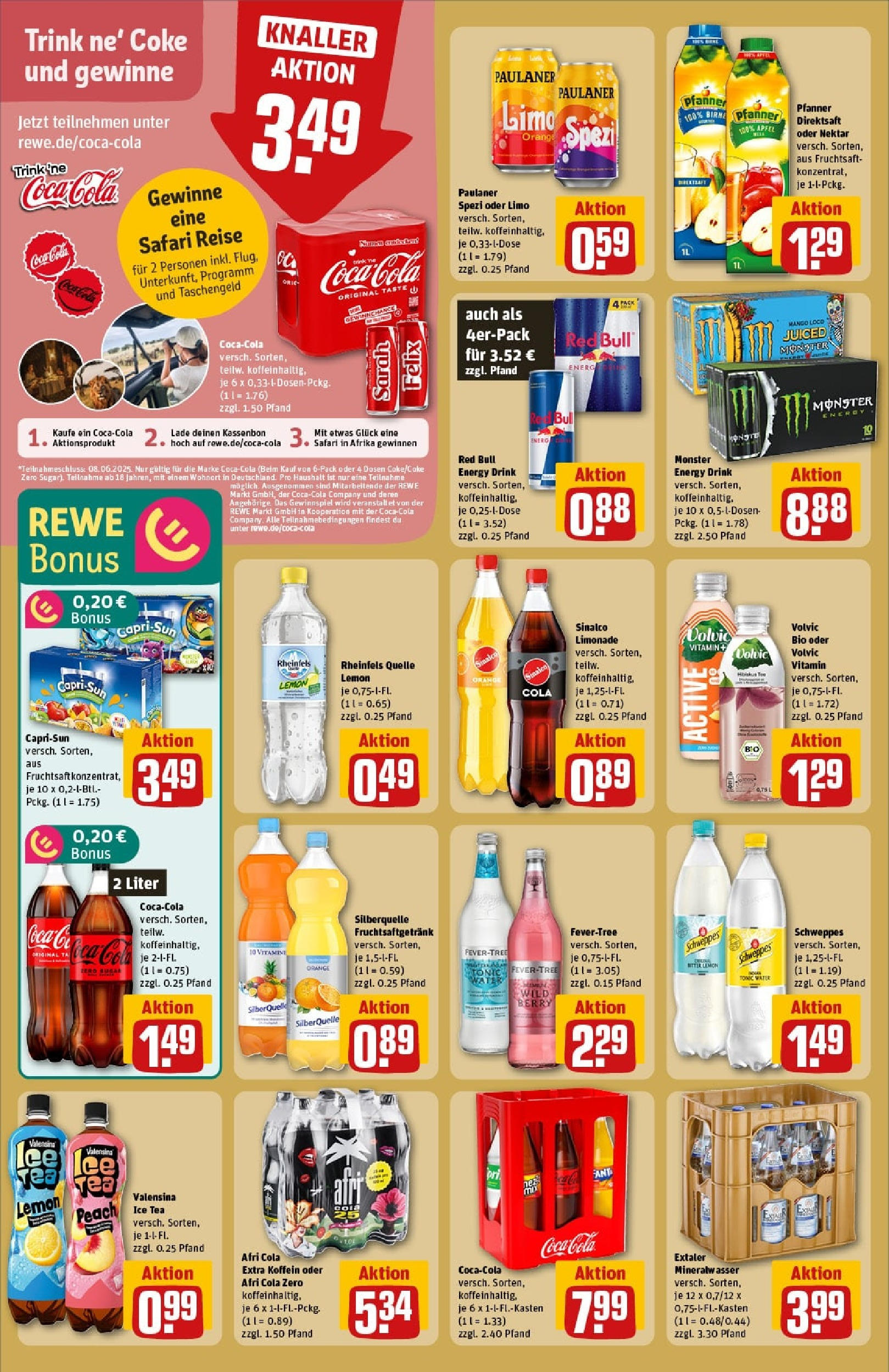 Rewe prospekt Elze	 (ab 01.06.2025) zum Blättern » Angebote | Seite: 18 | Produkte: Jim beam, Furst von metternich, Weinschorle, Bourbon