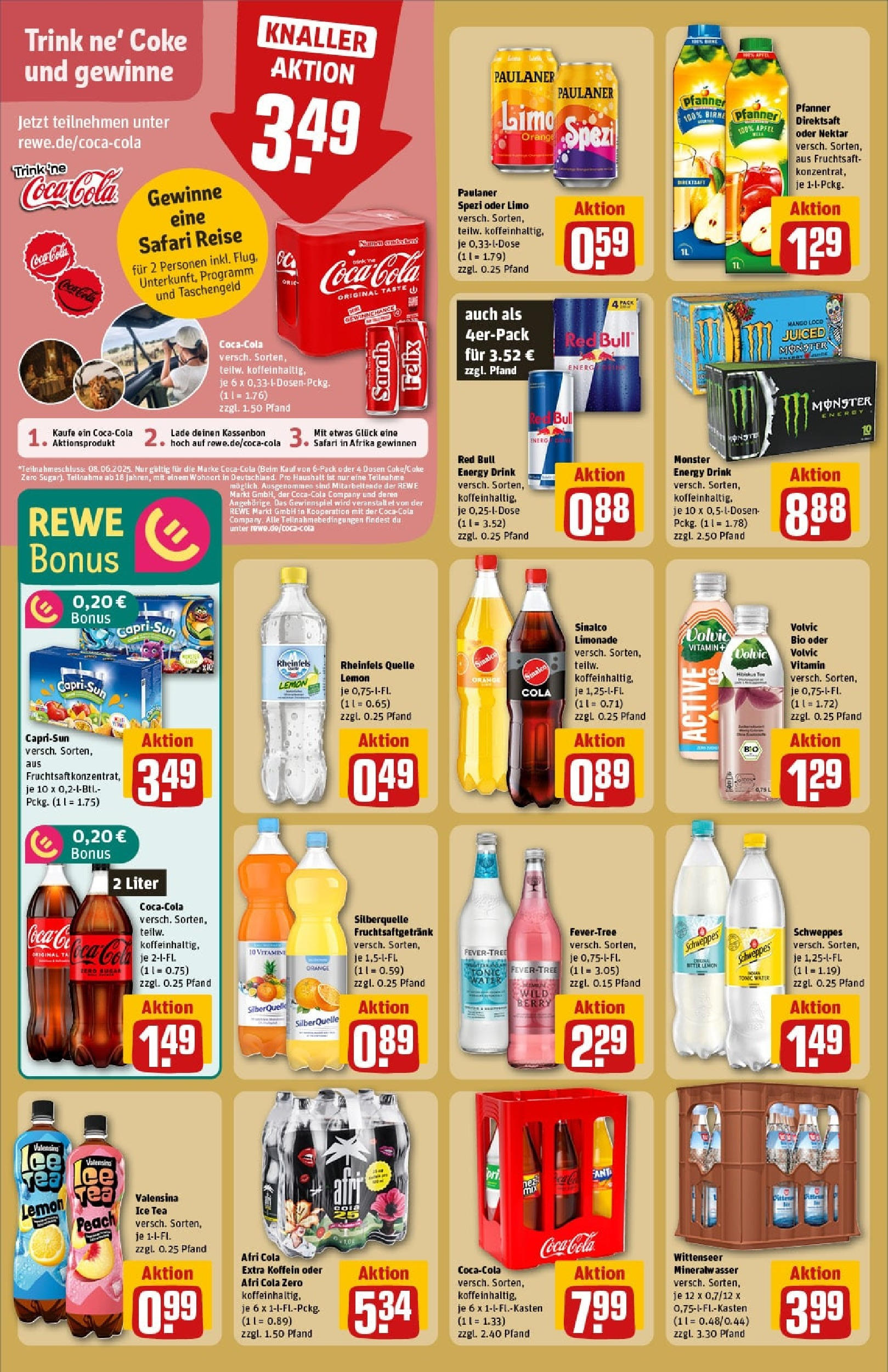 Rewe prospekt Hamburg	 (ab 02.06.2025) zum Blättern » Angebote | Seite: 18 | Produkte: Jim beam, Cola, Sekt, Weinschorle