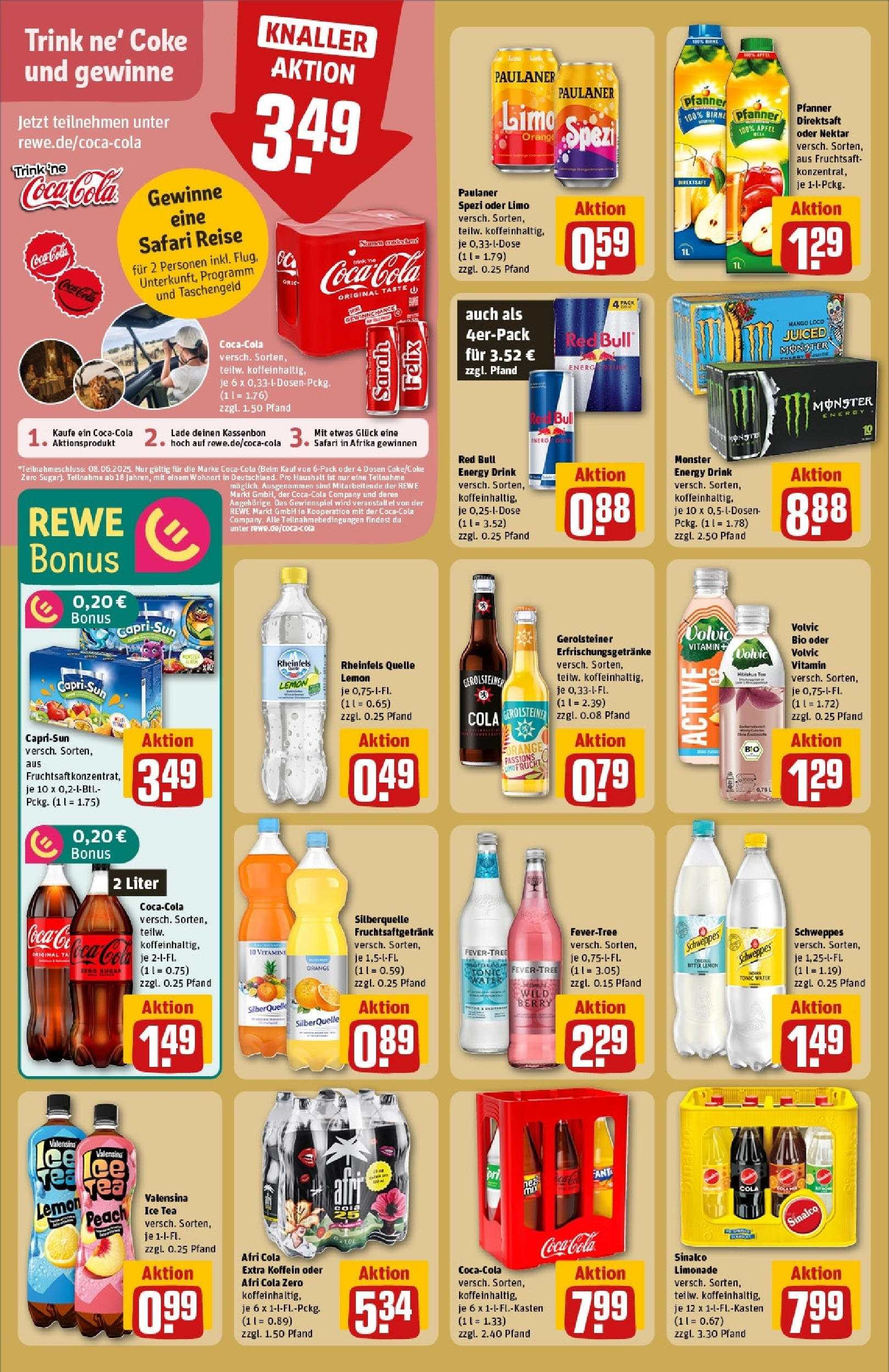 Rewe prospekt Grefrath	 (ab 01.06.2025) zum Blättern » Angebote | Seite: 20 | Produkte: Cola, Sekt, Whiskey, Underberg