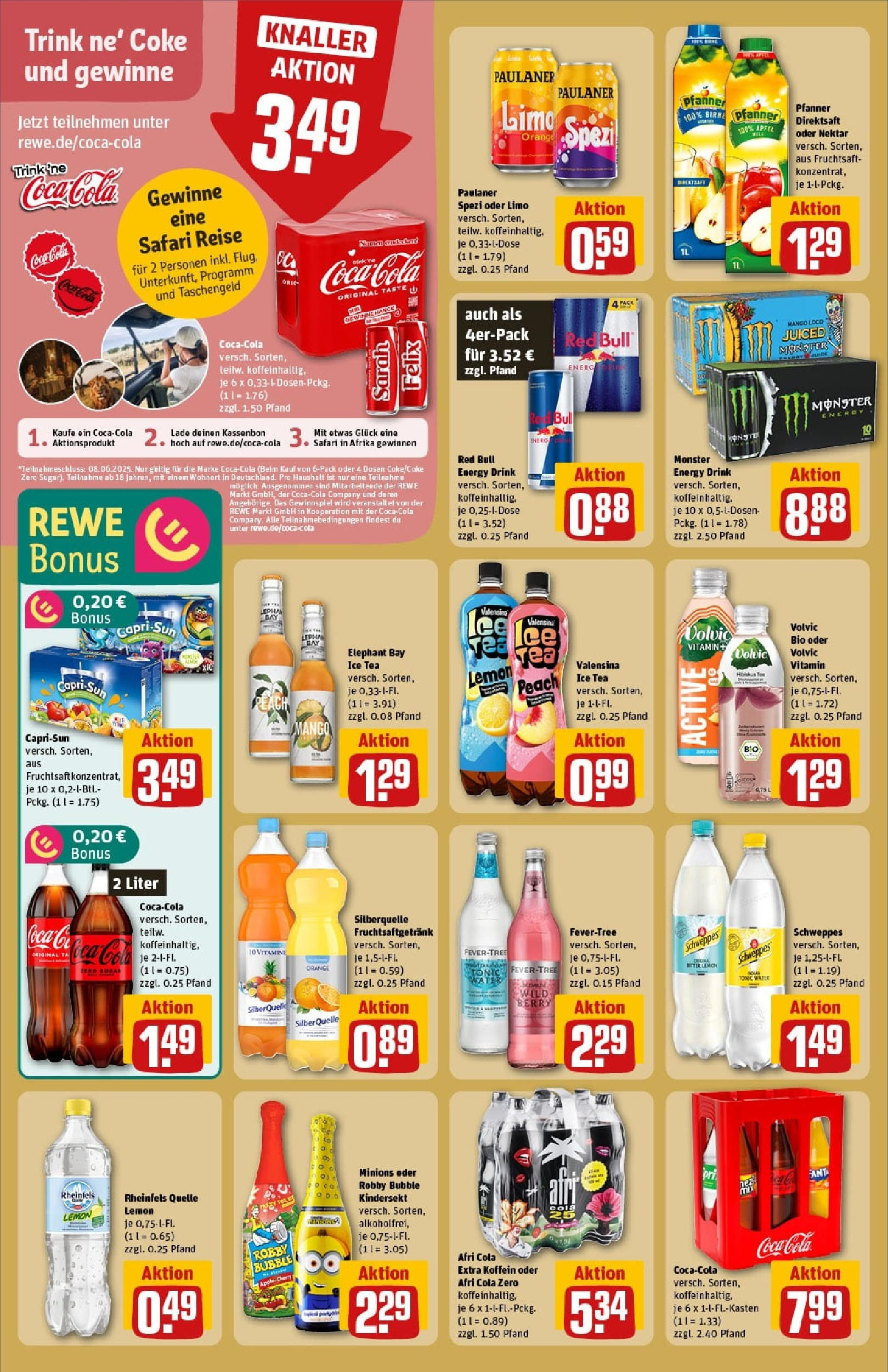 Rewe prospekt Potsdam / Zentrum Ost	 (ab 01.06.2025) zum Blättern » Angebote | Seite: 20 | Produkte: Jim beam, Ouzo, Cola, Vodka
