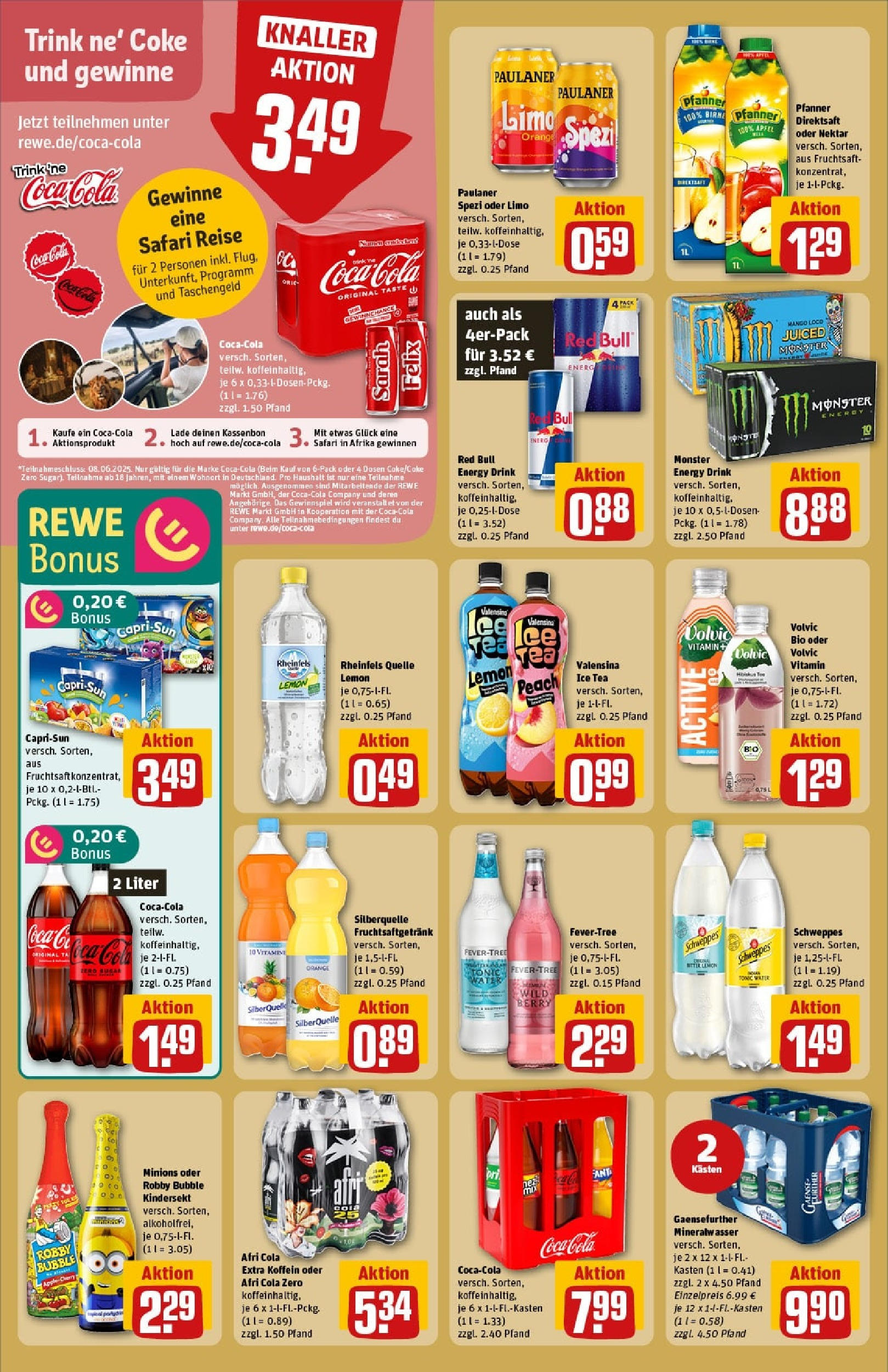 Rewe prospekt Magdeburg / Altstadt	 (ab 01.06.2025) zum Blättern » Angebote | Seite: 20 | Produkte: Jim beam, Ouzo, Bourbon, Underberg