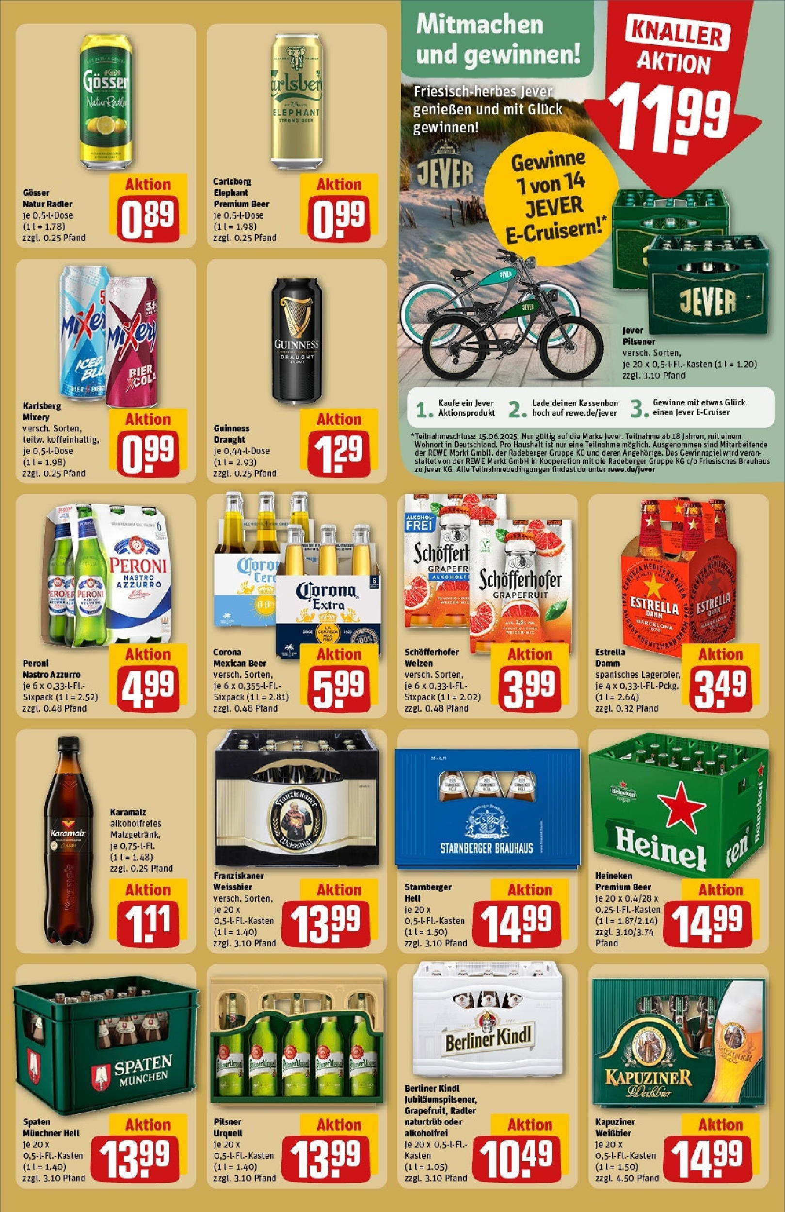 Rewe prospekt Potsdam / Zentrum Ost	 (ab 01.06.2025) zum Blättern » Angebote | Seite: 21 | Produkte: Salami