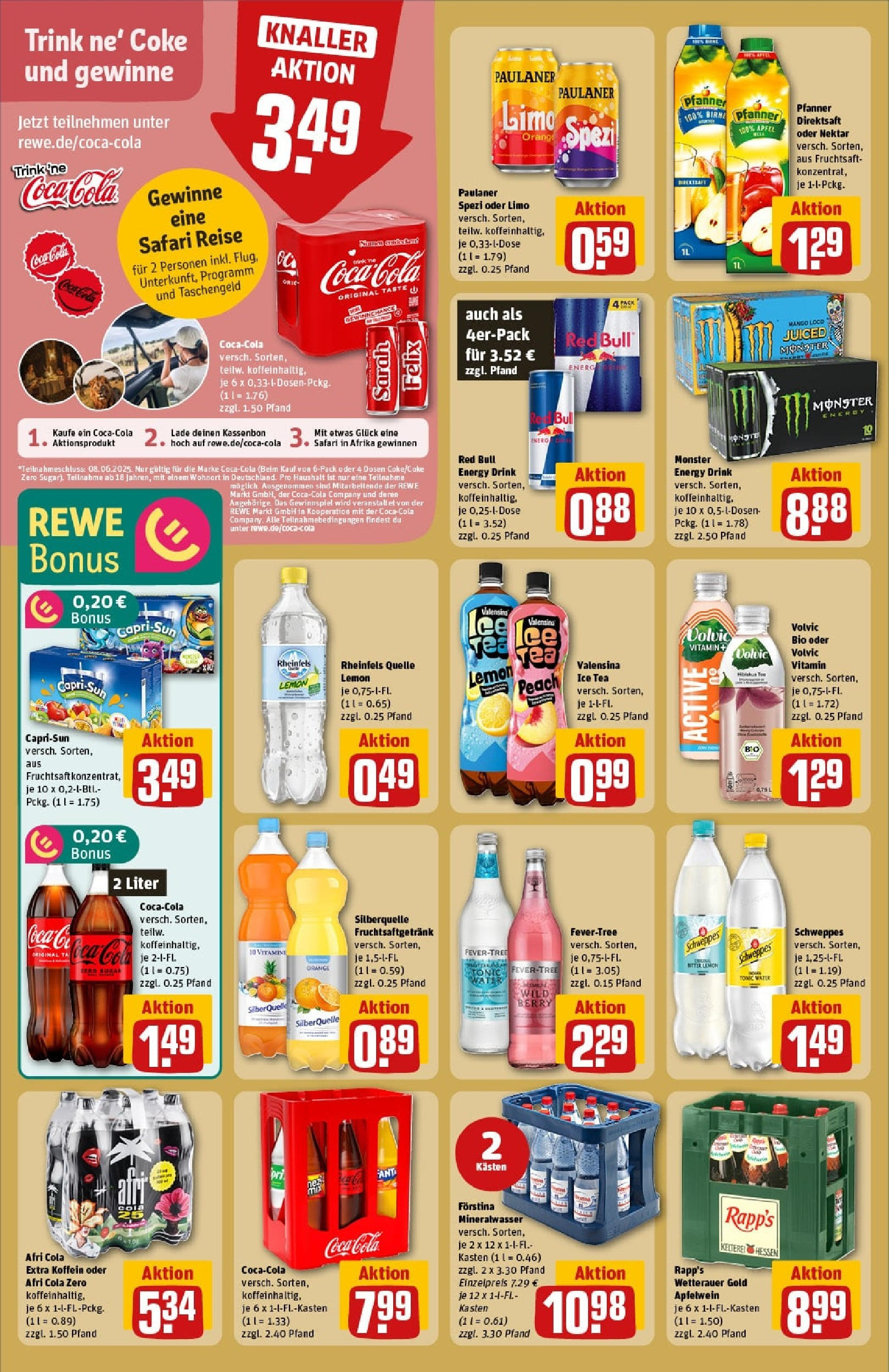 Rewe prospekt Kassel / Nord-Holland	 (ab 01.06.2025) zum Blättern » Angebote | Seite: 16 | Produkte: Furst von metternich, Sekt, Whiskey, Ouzo plomari