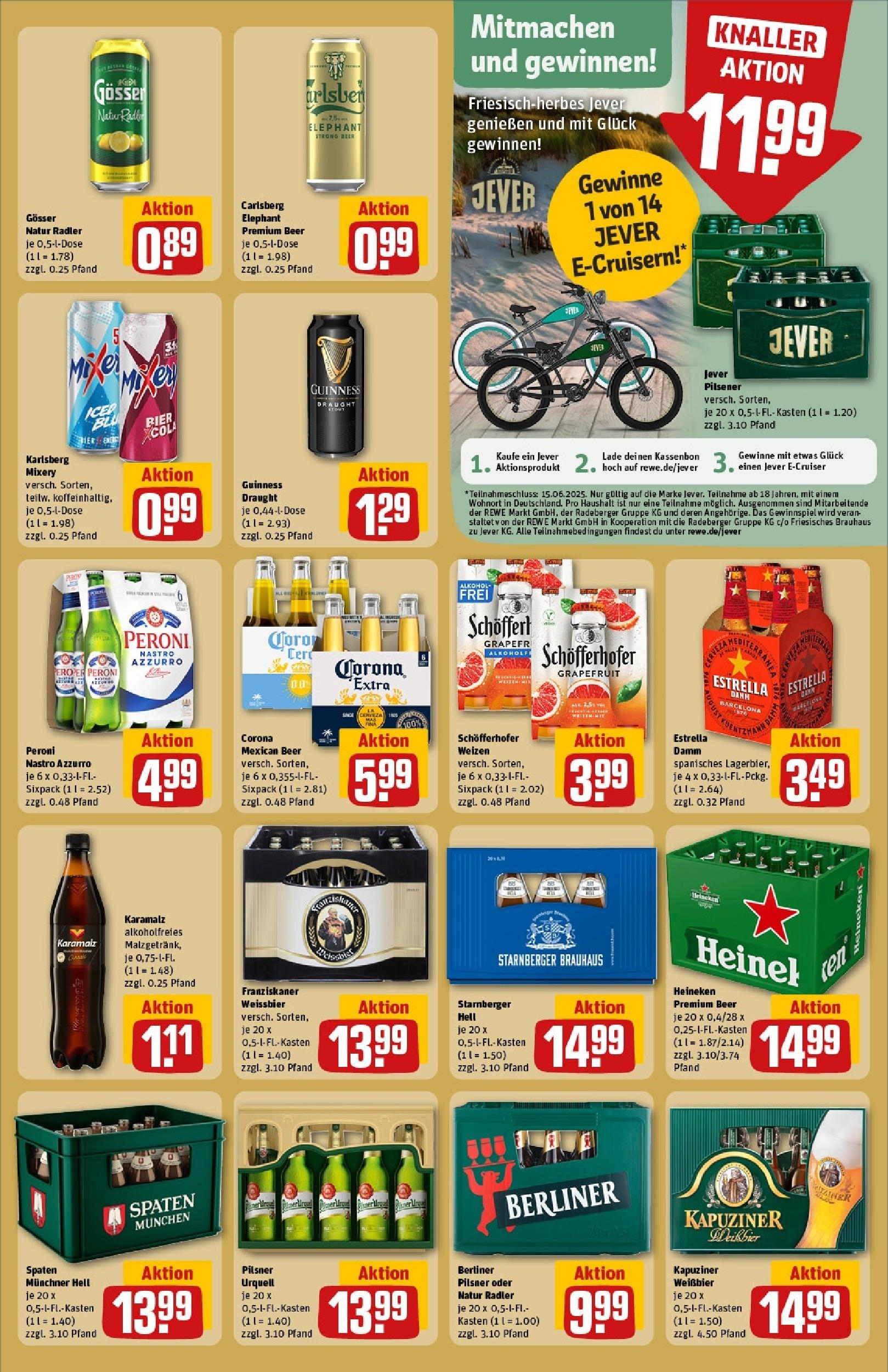 Rewe prospekt Rostock / Südstadt	 (ab 01.06.2025) zum Blättern » Angebote | Seite: 23 | Produkte: Salami