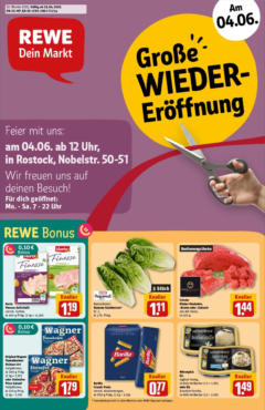 Rewe prospekt Rostock / Südstadt	 gültig ab dem 01.06.2025