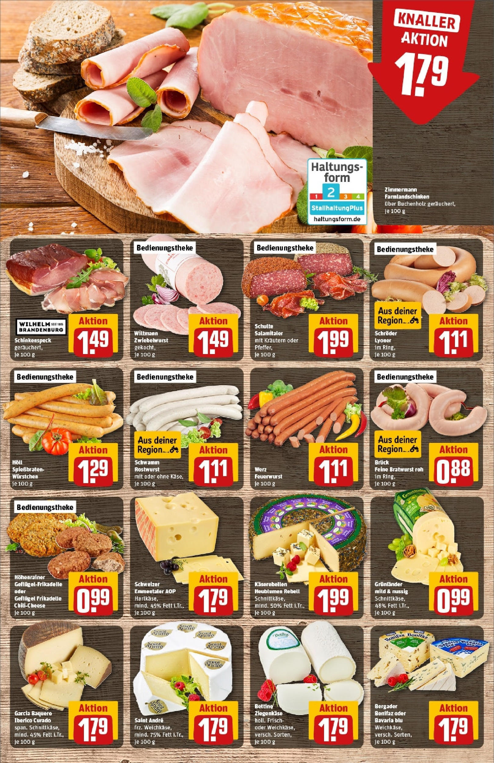 Rewe prospekt Schmelz / Hüttersdorf	 (ab 01.06.2025) zum Blättern » Angebote | Seite: 11 | Produkte: Mozzarella, Burger, Leerdammer, Serrano schinken