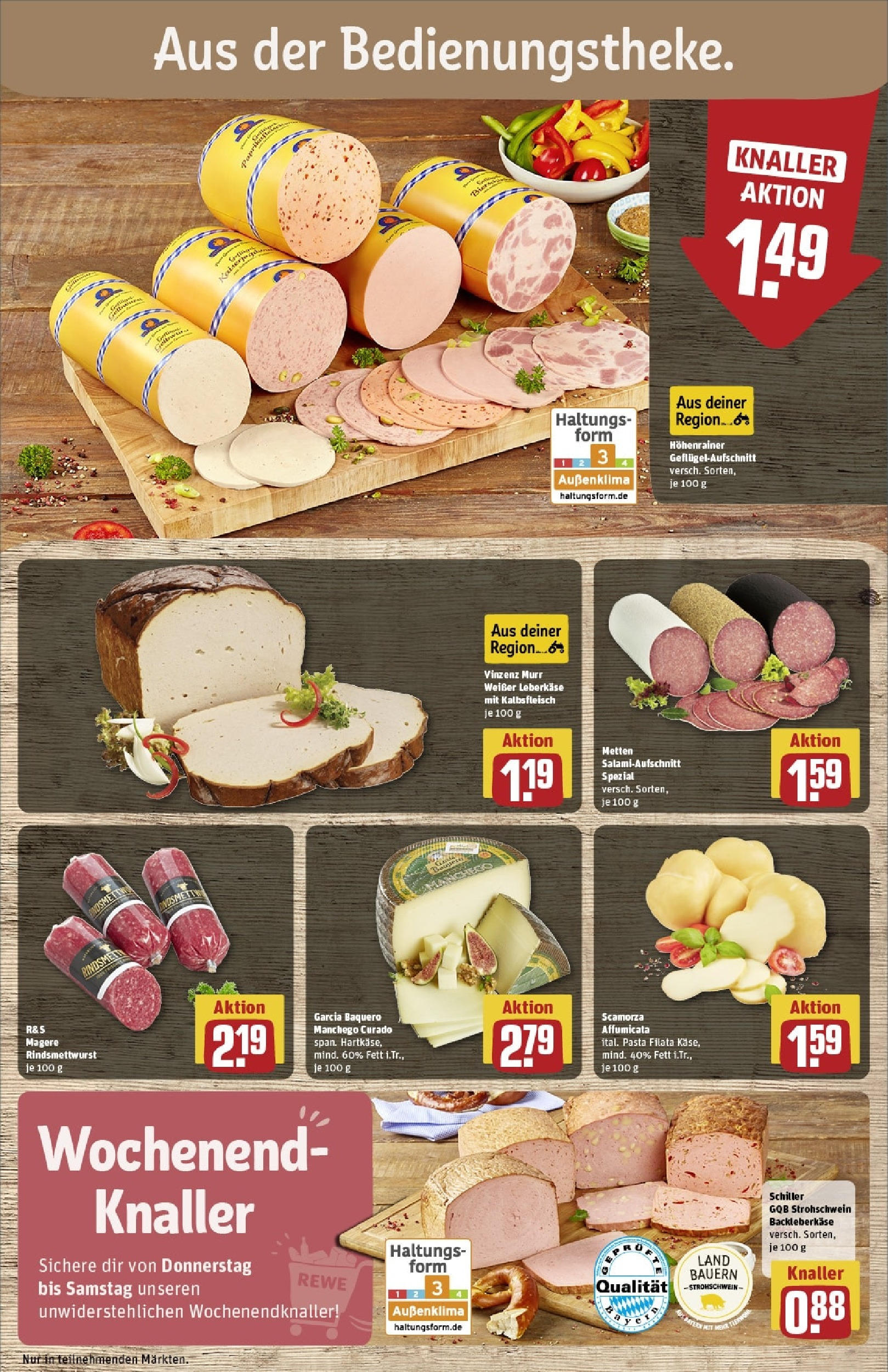 Rewe prospekt München	 (ab 02.06.2025) zum Blättern » Angebote | Seite: 13 | Produkte: Philadelphia, Burger, Salakis, Maus
